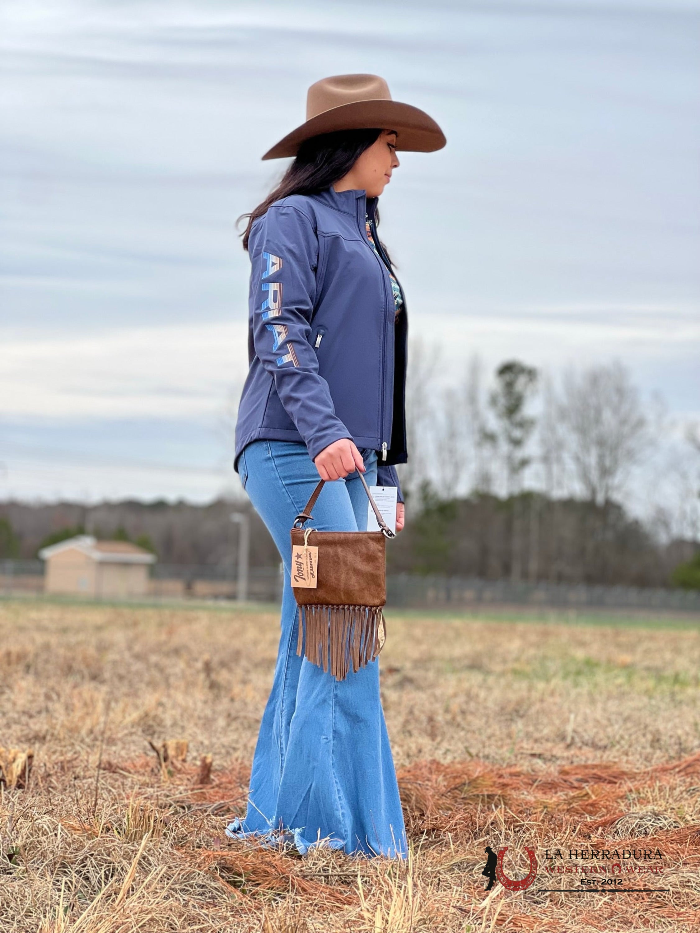 Ariat Jackets For Women Blue Serape Logo Ropa Mujeres