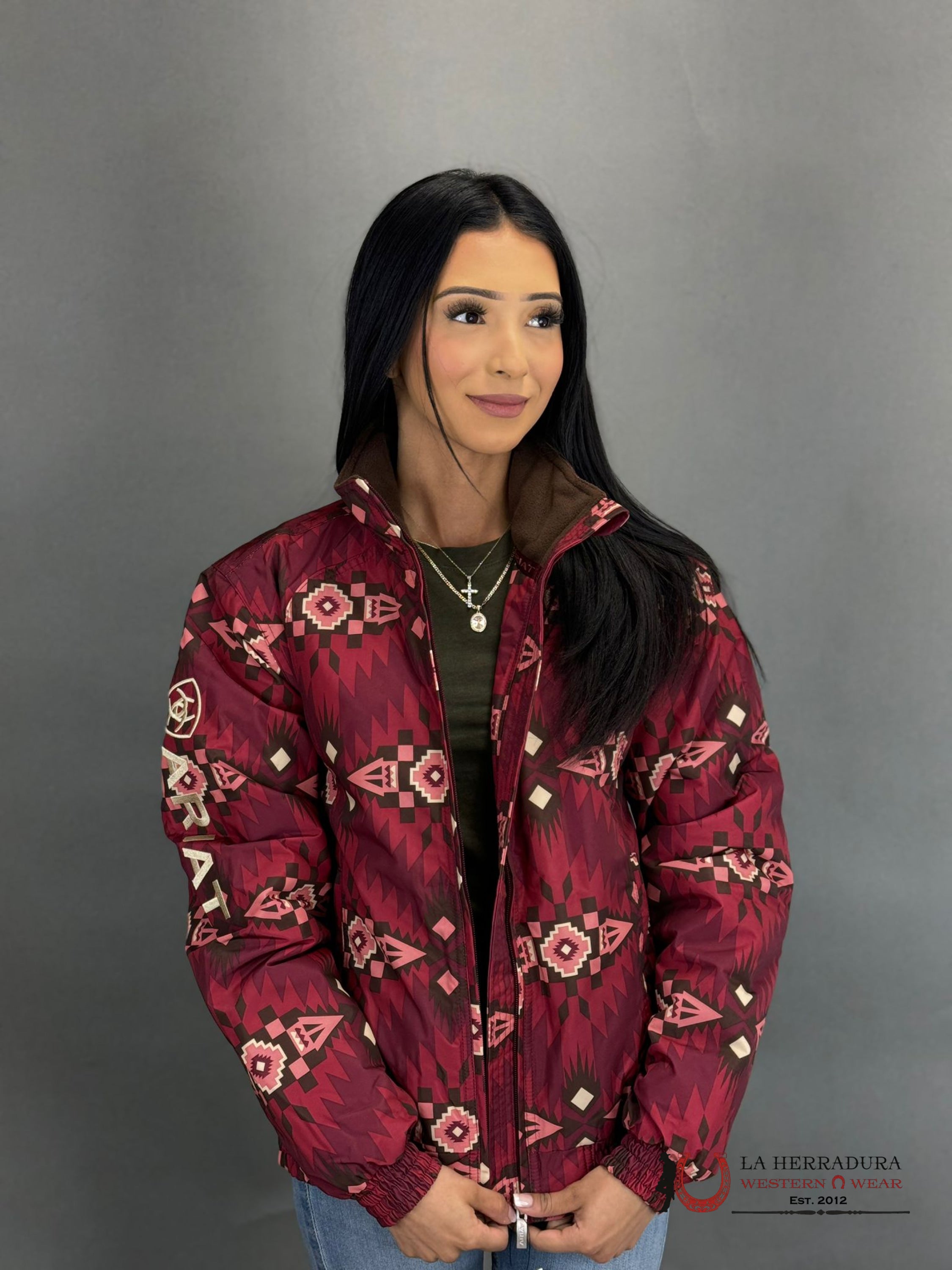 Ariat Jacket Alamo Print Western Stable Ropa Mujeres