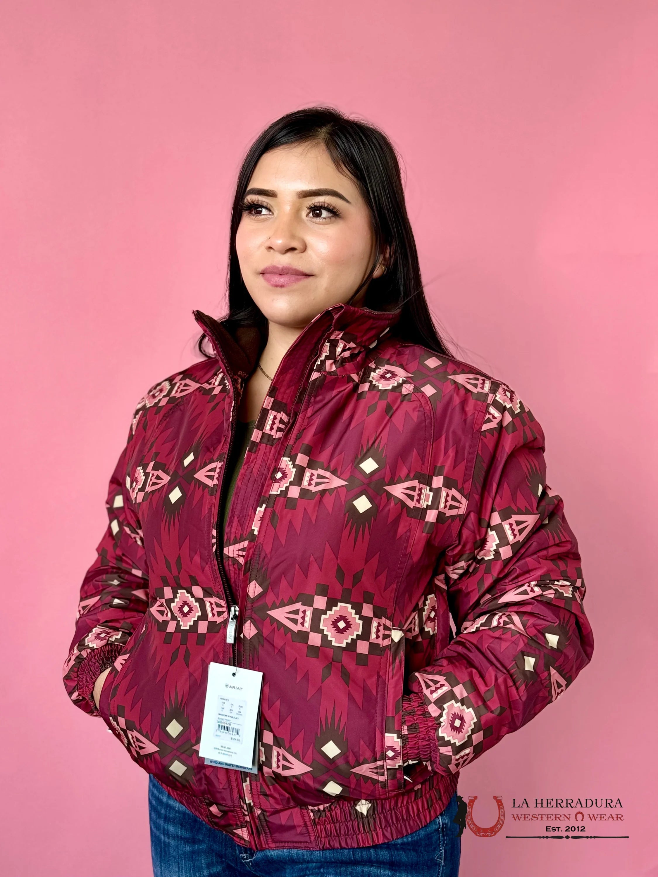 Ariat Jacket Alamo Print Western Stable Ropa Mujeres