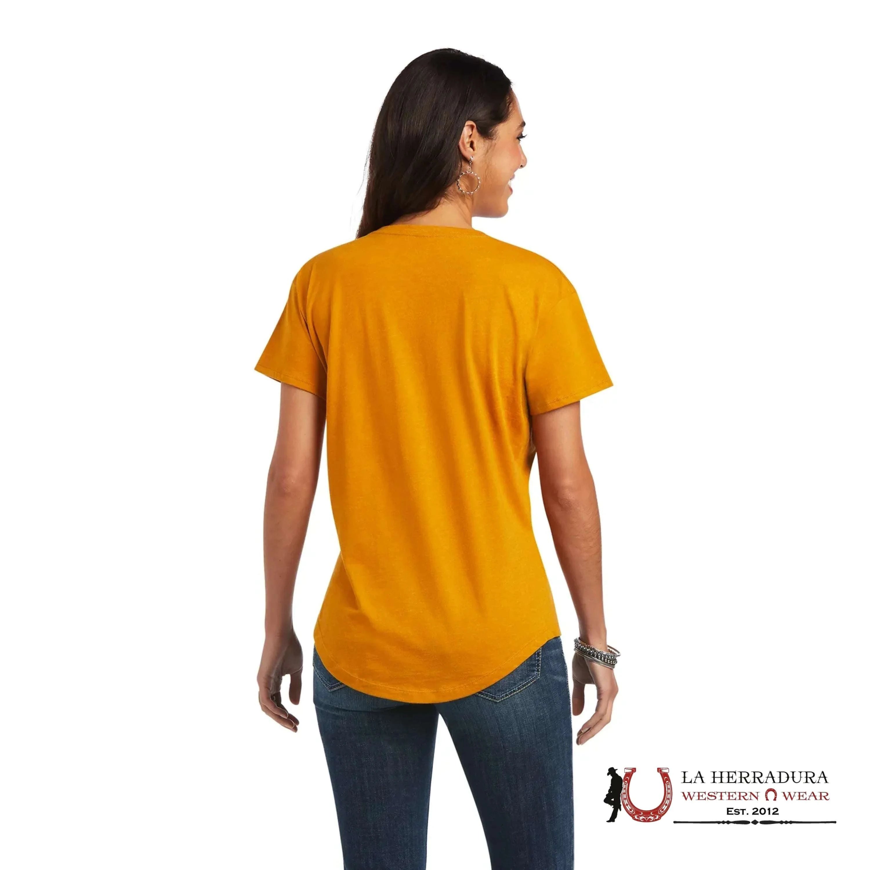 ARIAT WOMEN T-SHIRT BUCKHORN HEATHER NO IN THE MOOD 10040964 ROPA MUJERES