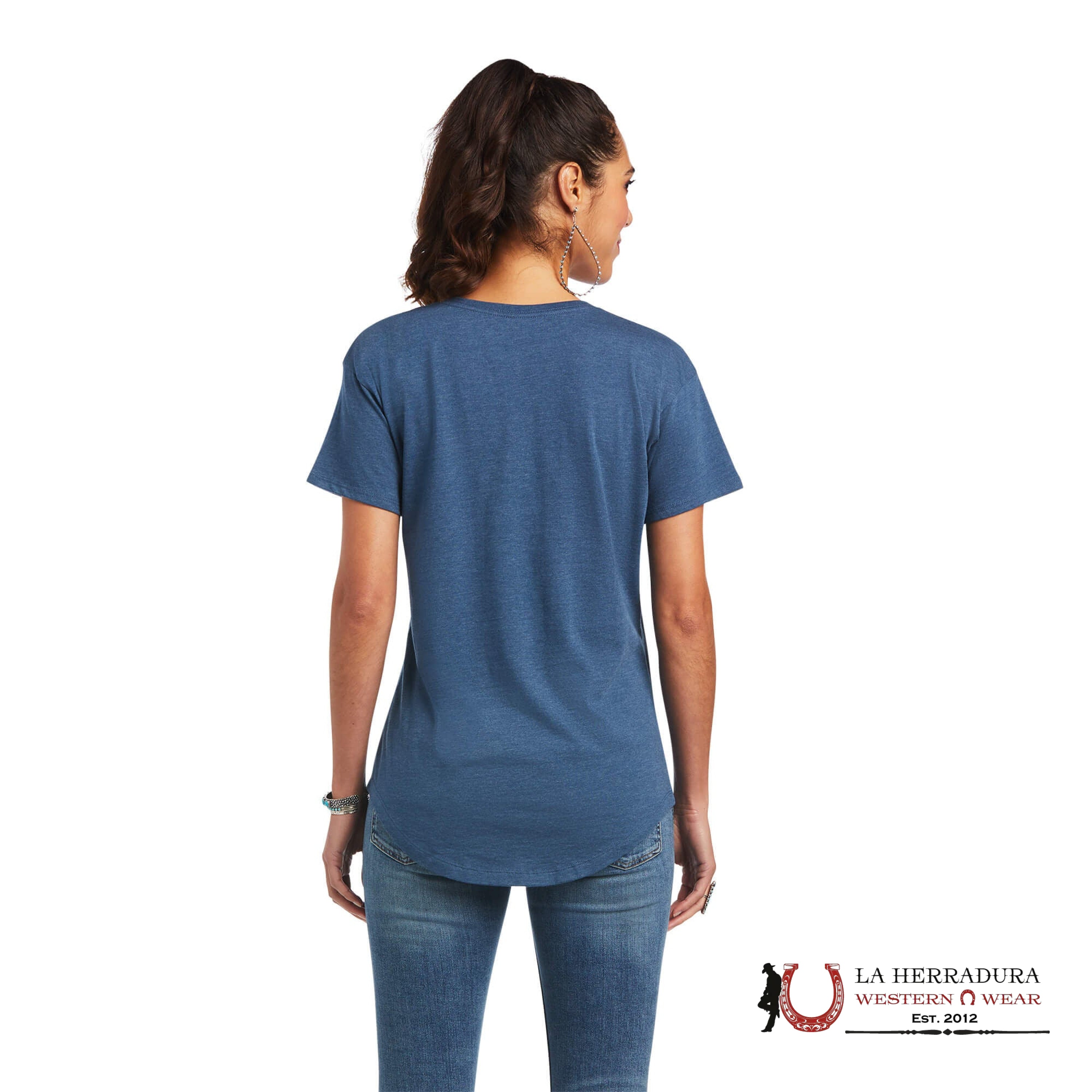 ARIAT WOMEN T-SHIRT MOO SAILOR BLUE 10040965 ROPA MUJERES