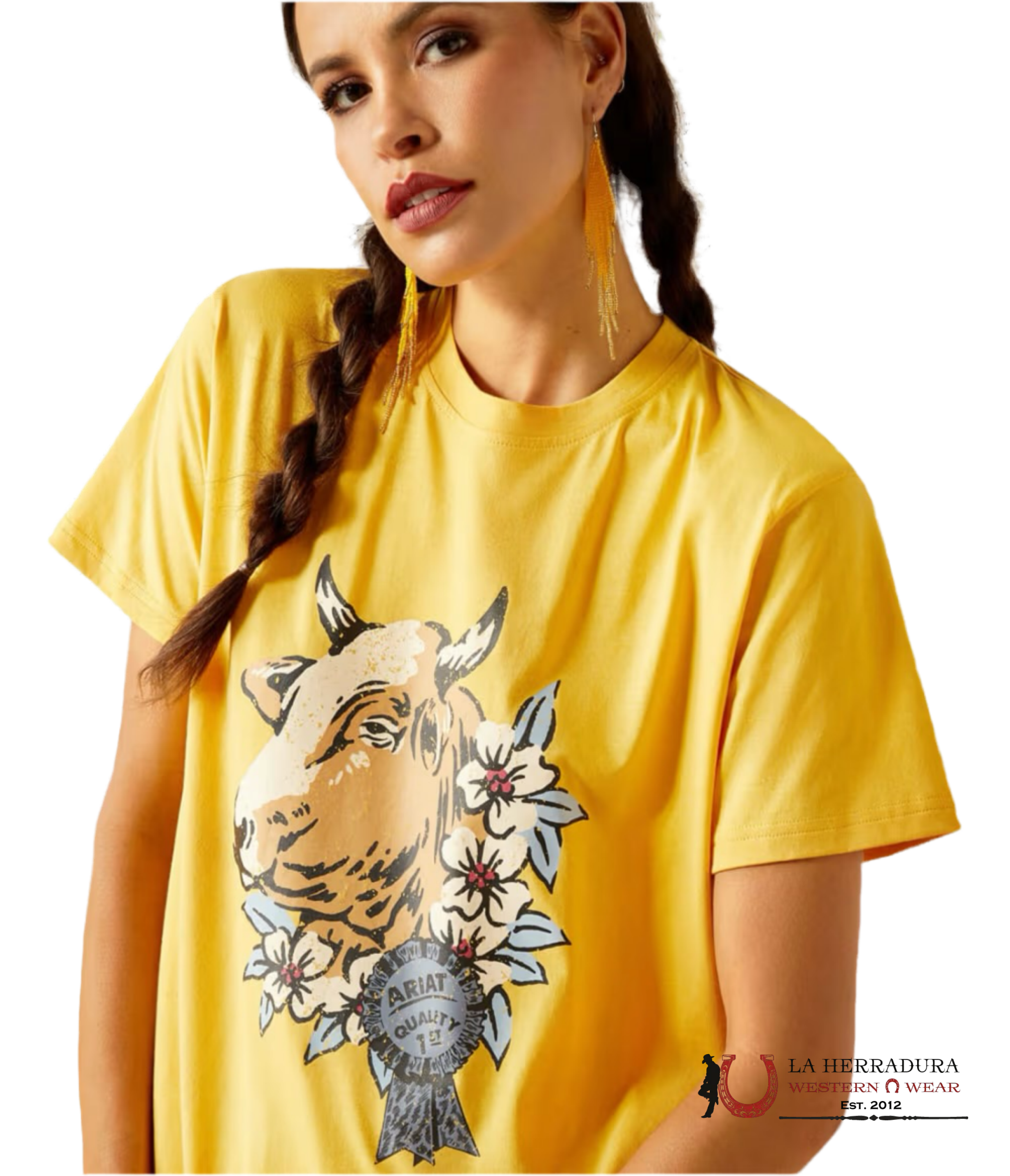 Ariat Women 1St Prize Short Sleeve Ochre Ropa Mujeres