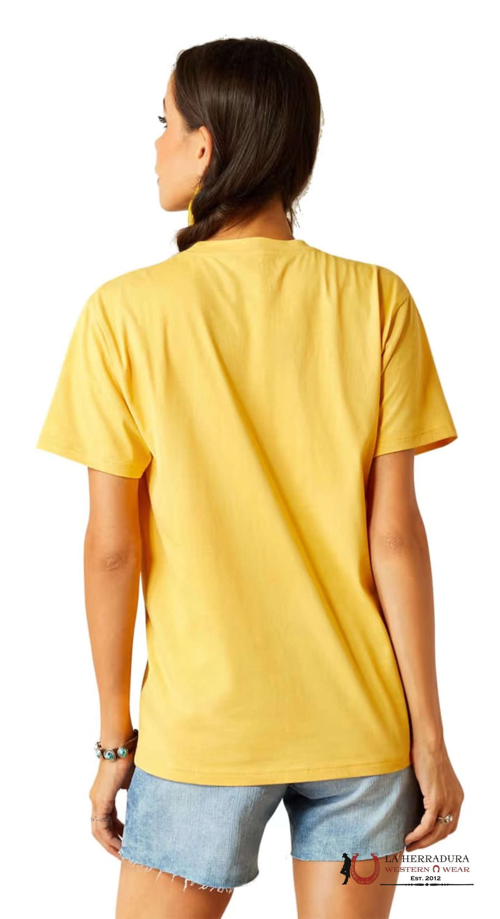 Ariat Women 1St Prize Short Sleeve Ochre Ropa Mujeres