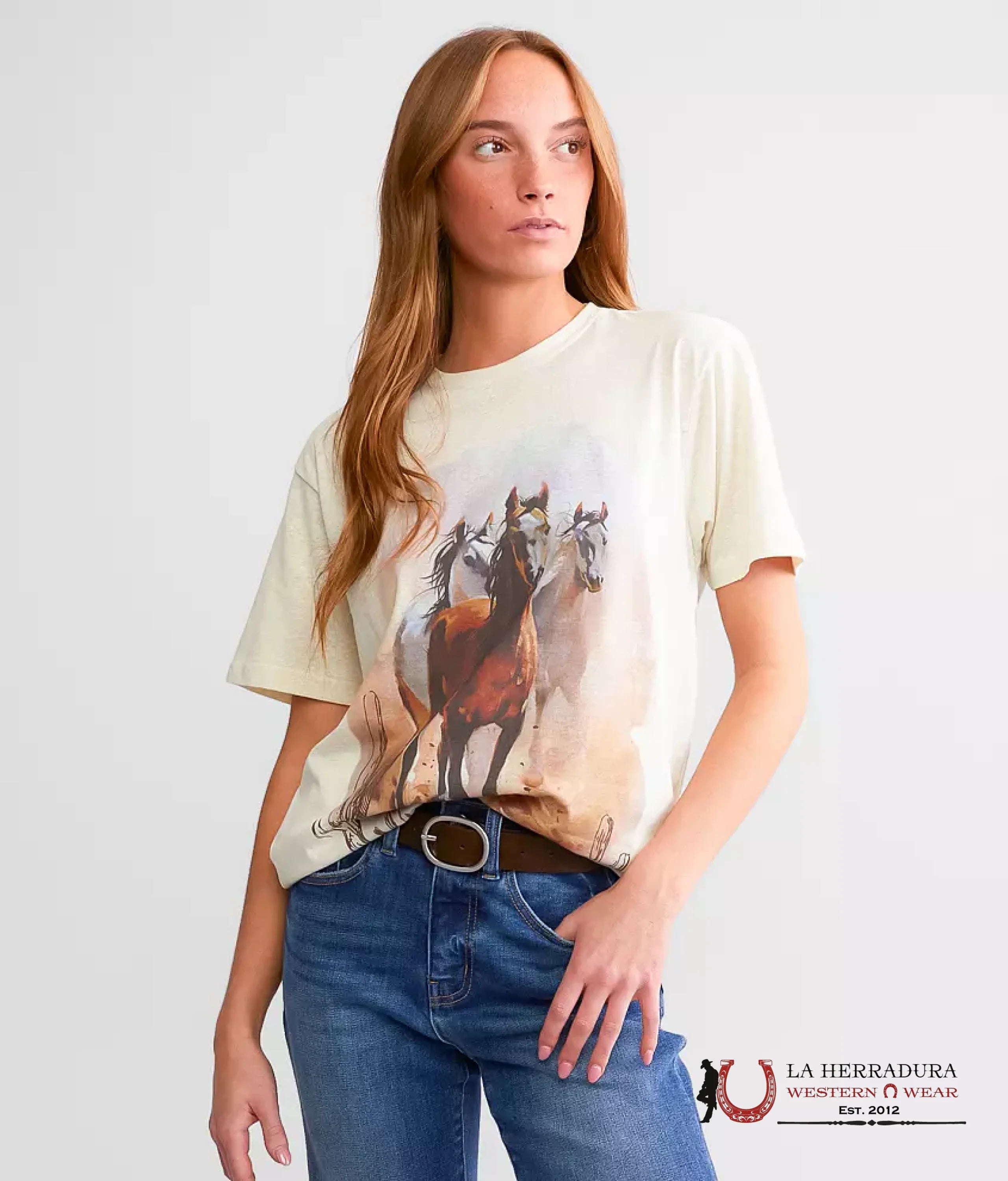 ARIAT WOMEN T-SHIRT SET ME FREE SUMMER SAND 10047260 ROPA MUJERES