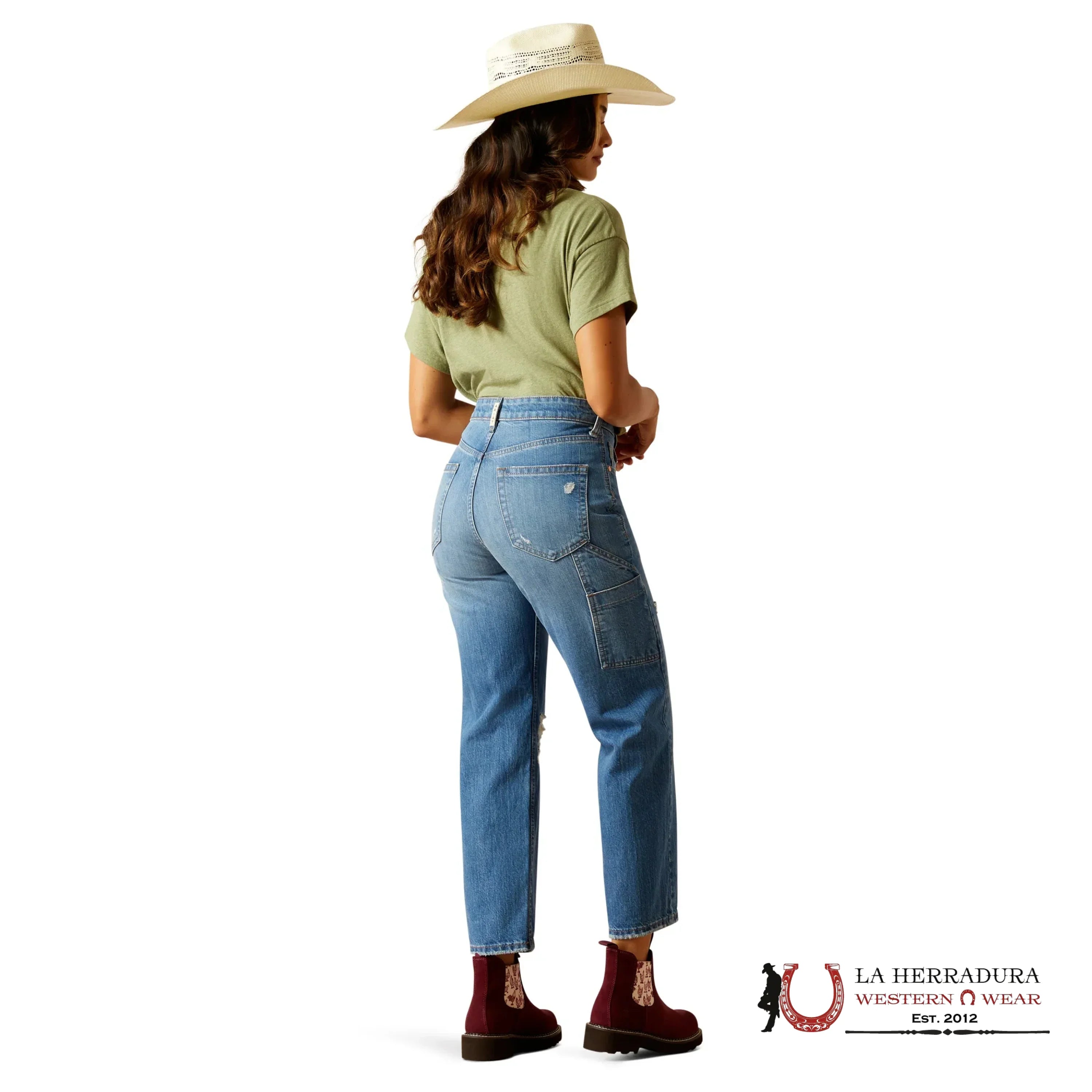 ARIAT WOMEN ULTRA HIGH RISE TOMBOY STRAIGHT ALASKA JEANS- 10048277 ROPA MUJERES