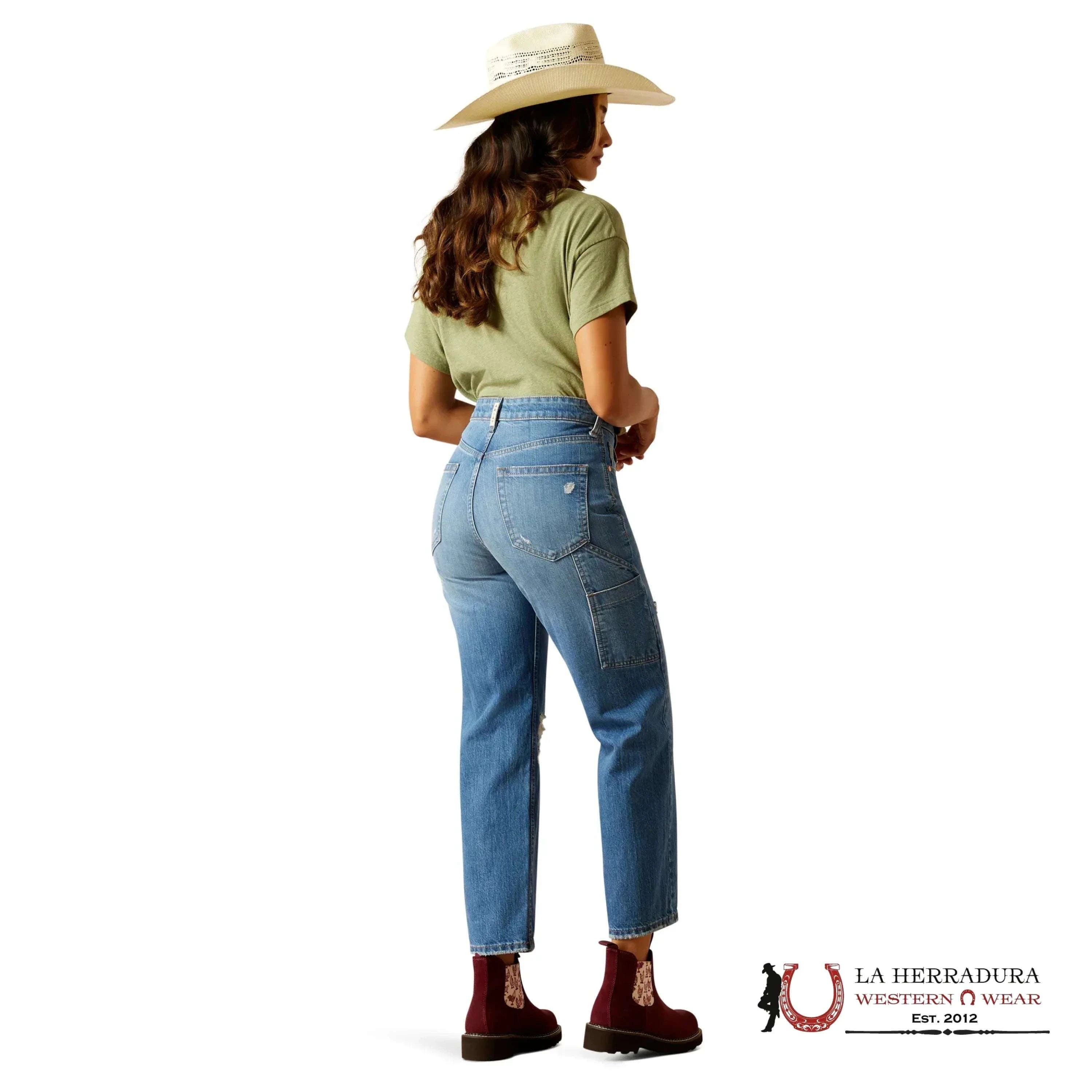 ARIAT WOMEN ULTRA HIGH RISE TOMBOY STRAIGHT ALASKA JEANS- 10048277 ROPA MUJERES
