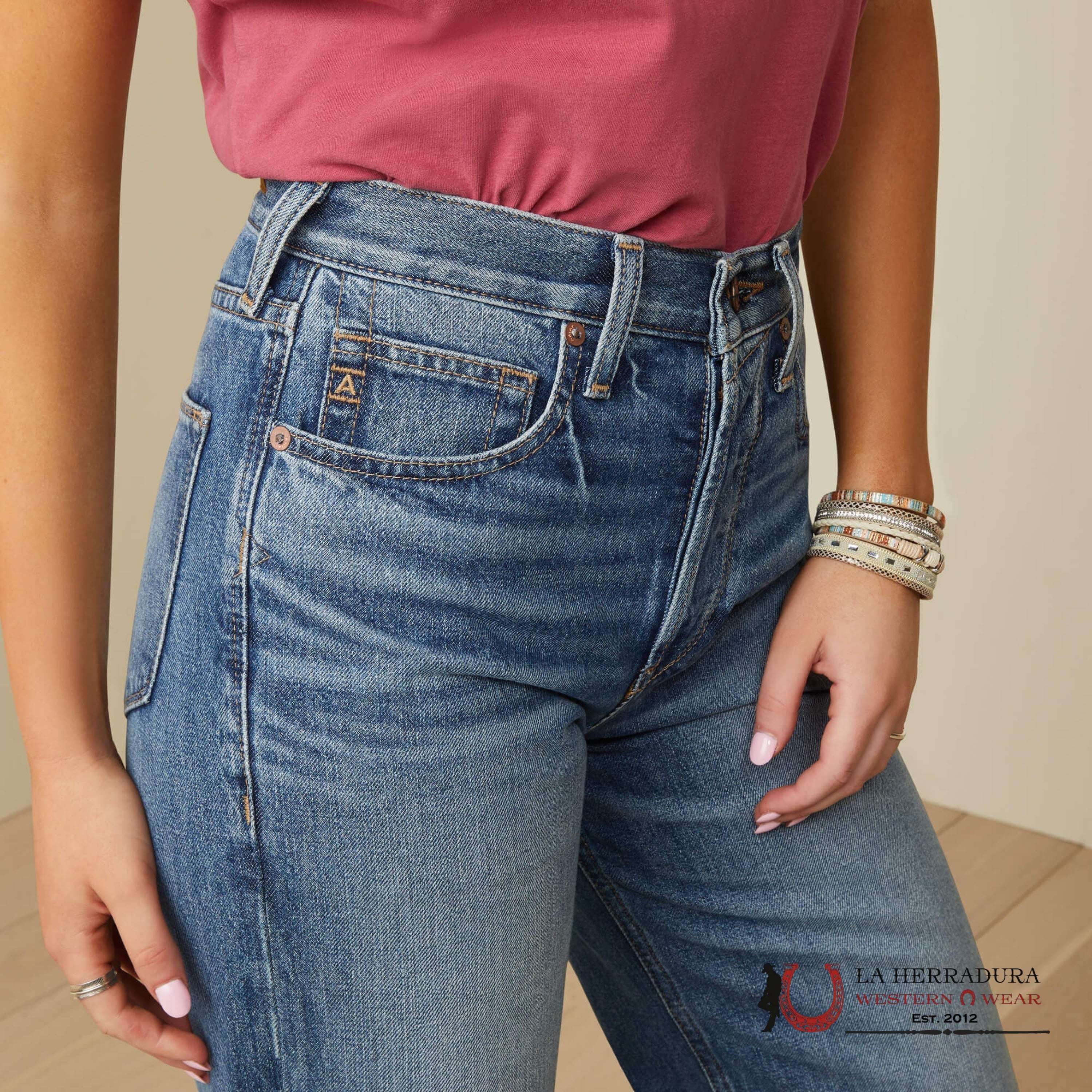 ARIAT WOMEN ULTRA HIGH RISE TOMBOY WIDE LEG JEANS- 10045189 ROPA MUJERES