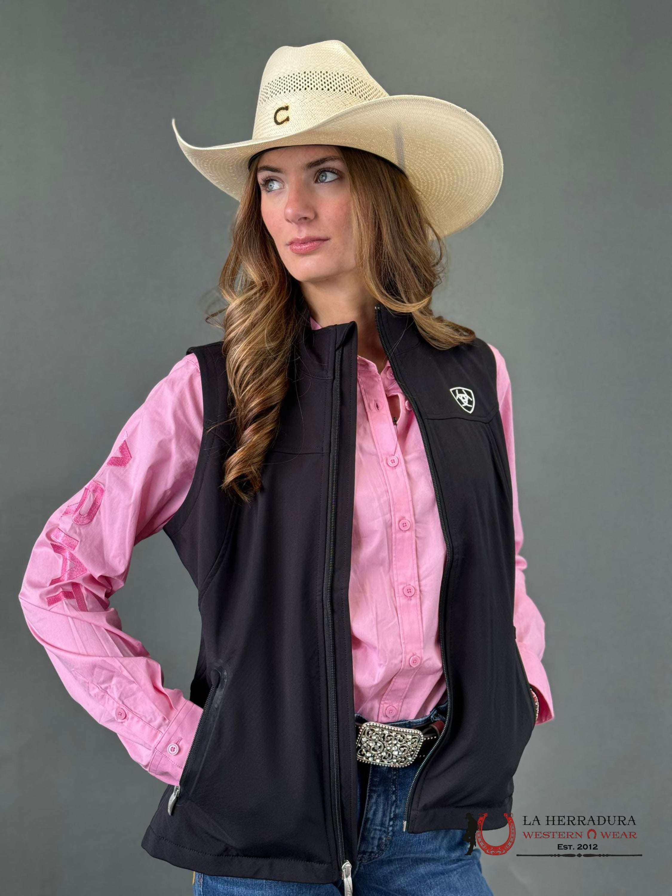 Ariat Vest Team Softshell Black Womens Ropa Mujeres