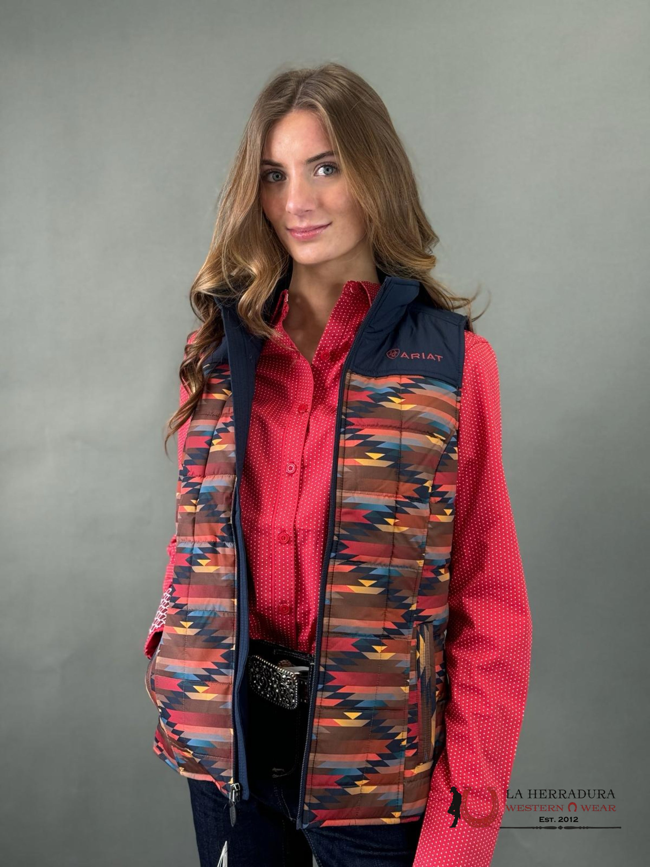Ariat Vest. Crius Ins Mirage Print Ropa Mujeres