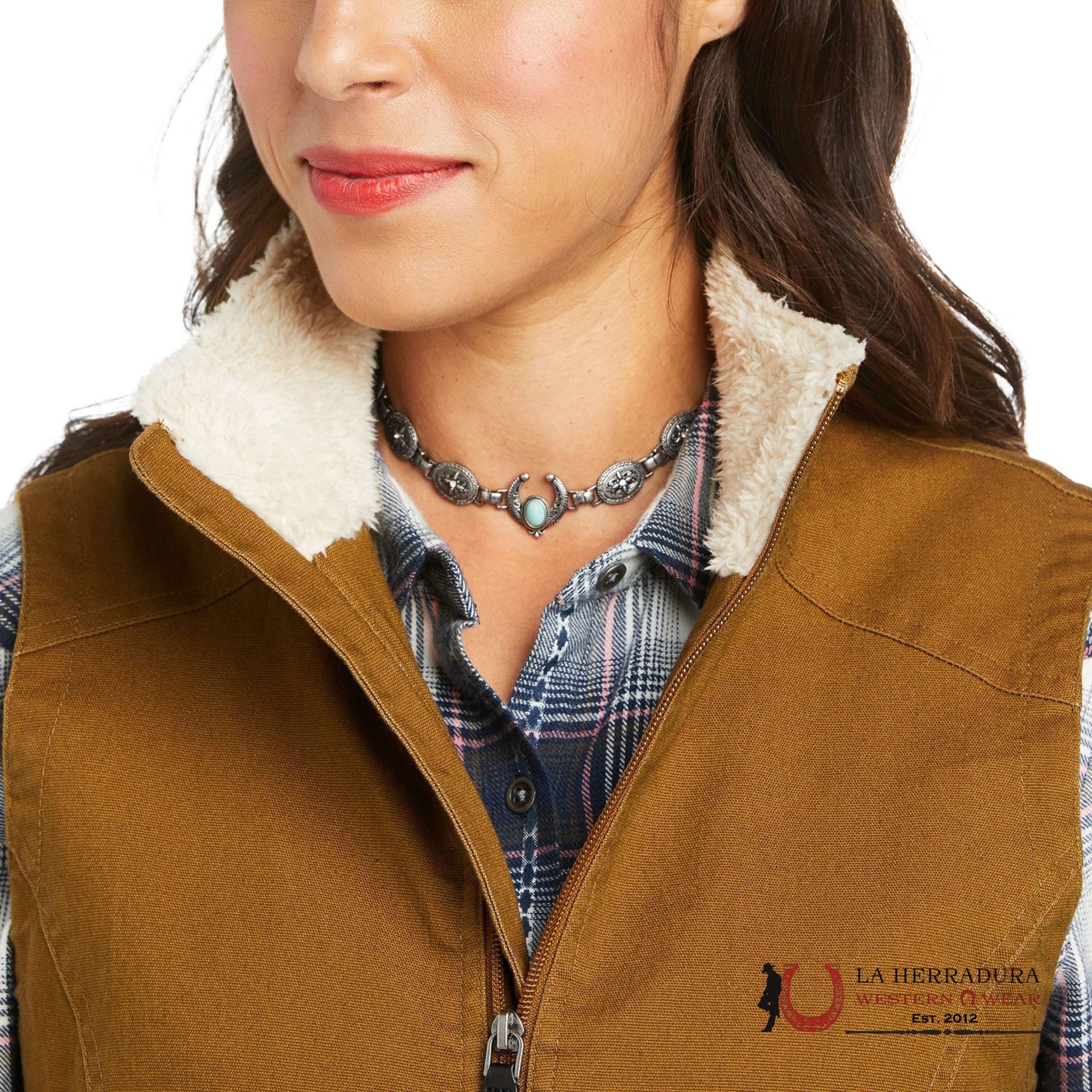 ARIAT WOMEN VEST REAL OUTLAW KELP GOREST 10037452 ROPA MUJERES
