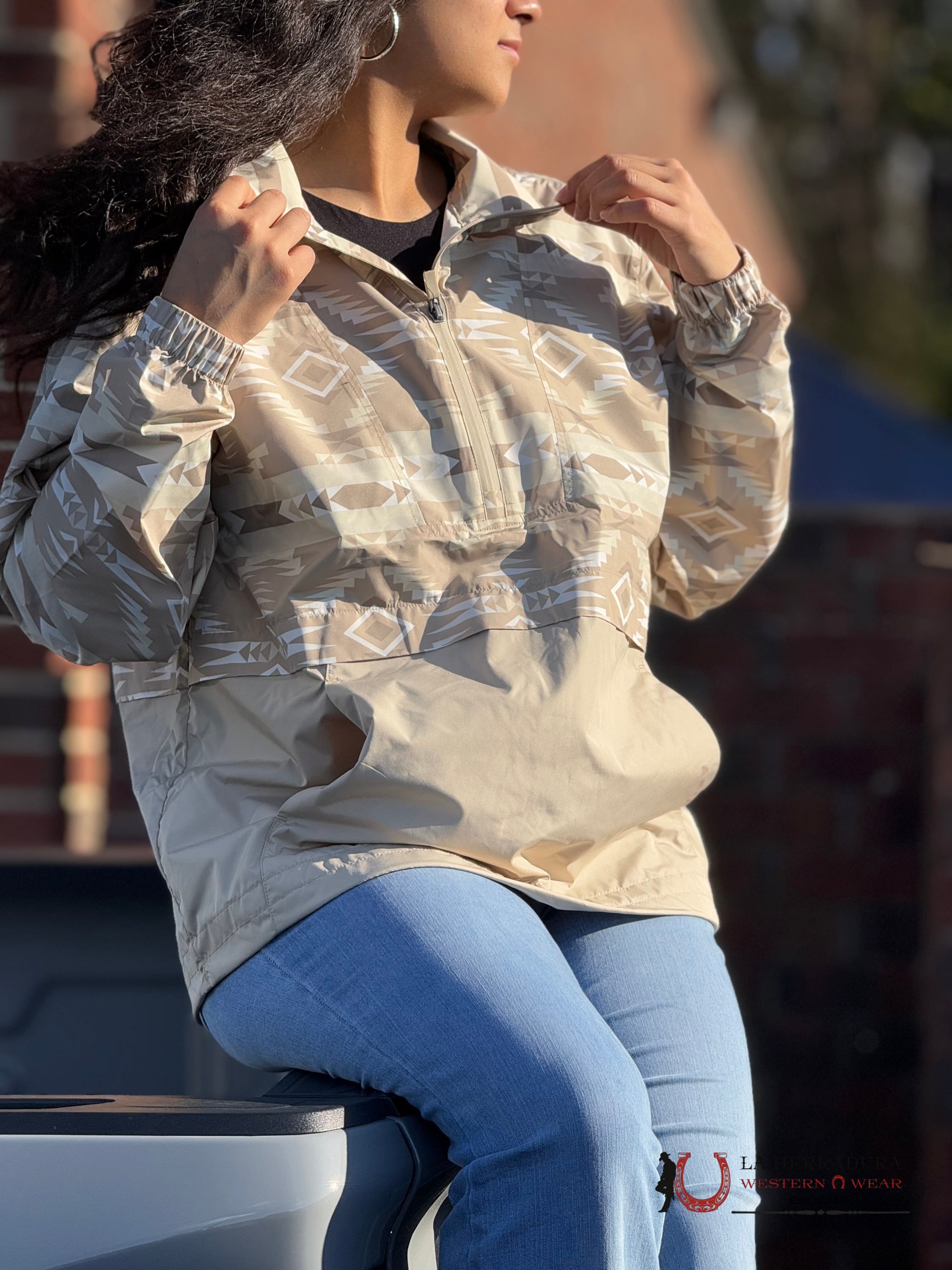 Ariat Women Whisper Pullover White Pepper Jacket Ropa Mujeres