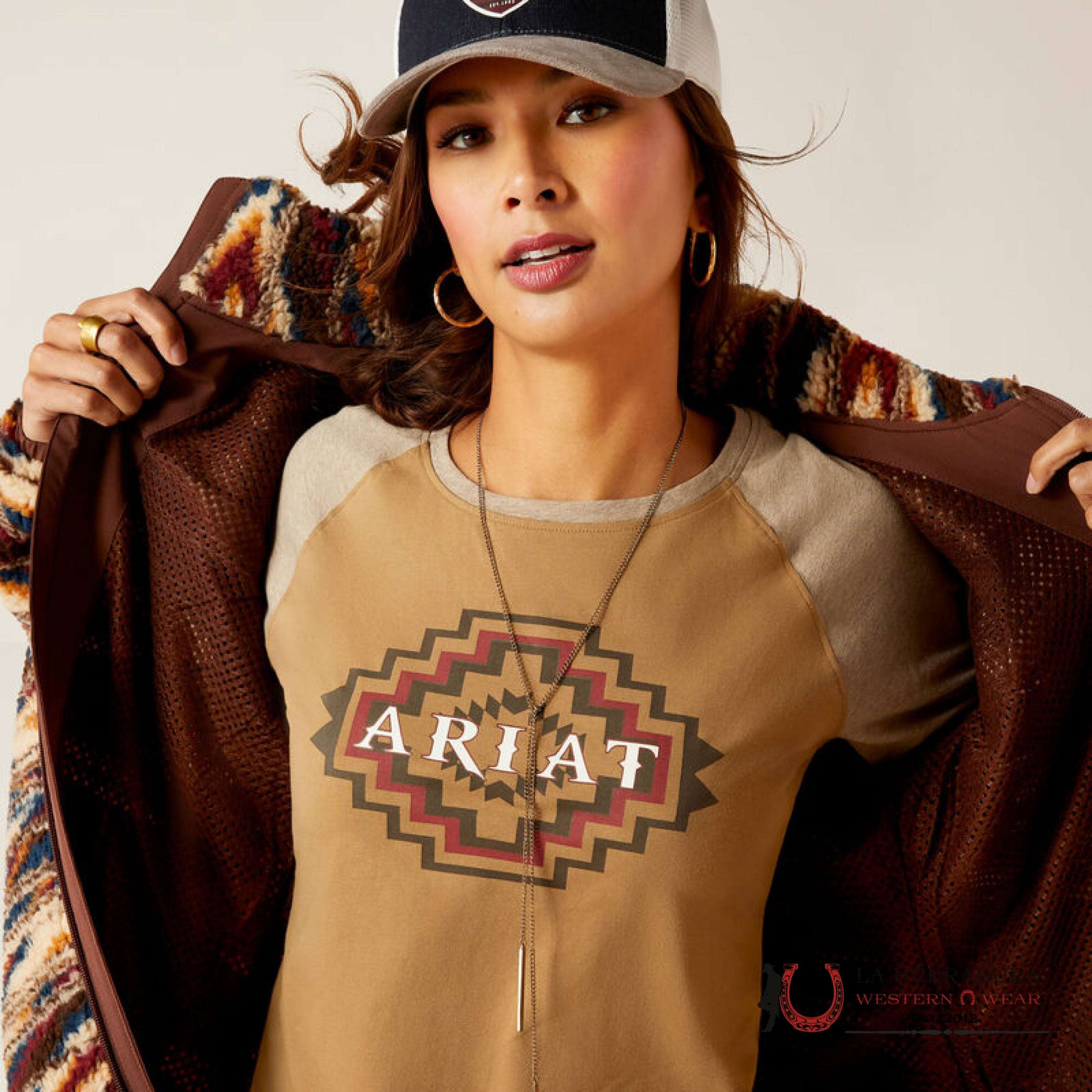 Ariat Womens Chimayo Fleece Suncet Saltillo Jcd Ropa Mujeres