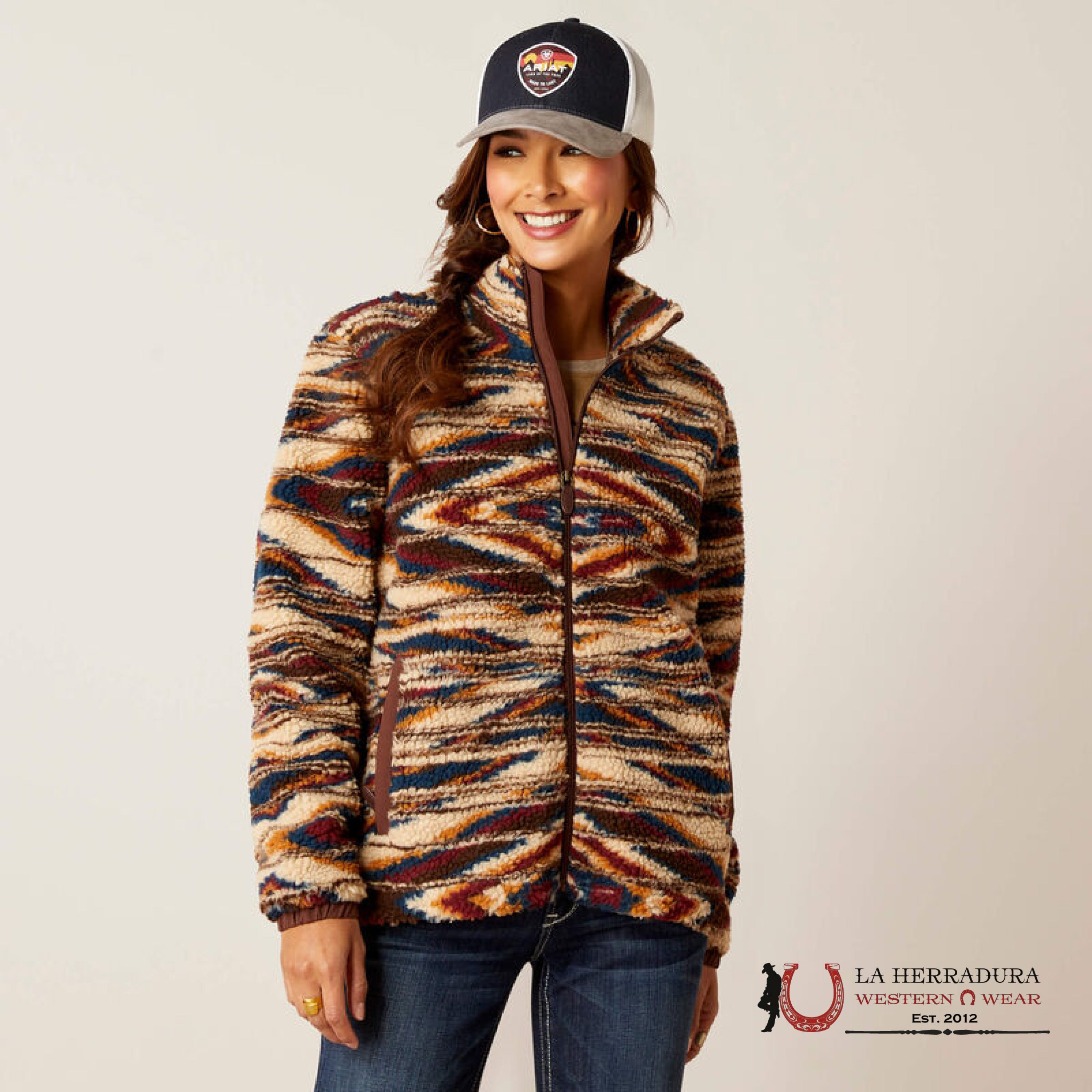 Ariat Womens Chimayo Fleece Suncet Saltillo Jcd Ropa Mujeres