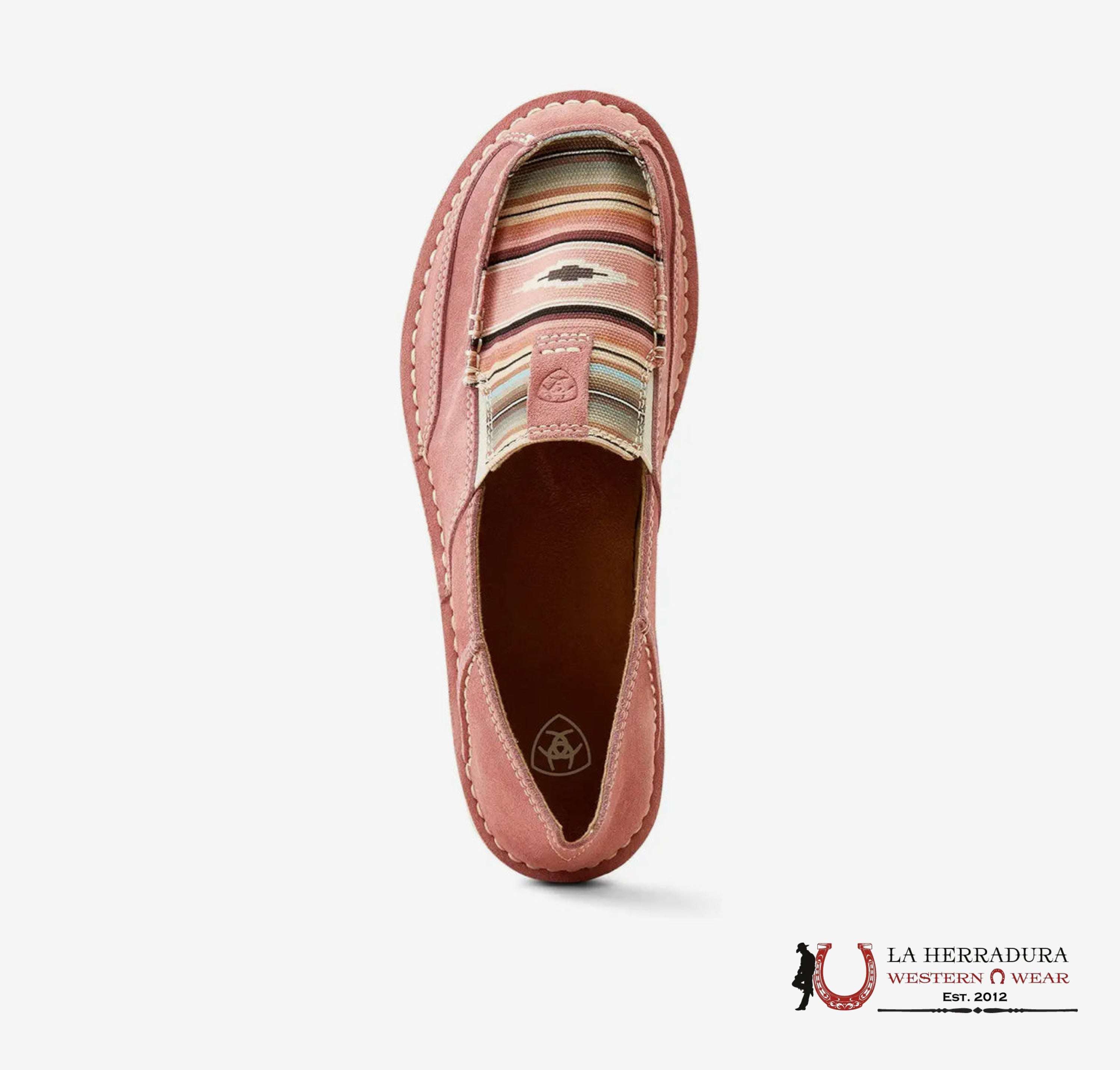 ARIAT WOMENS CRUISER AZALEA SUEDE BABY PINK SERAPE-0958 ZAPATOS MUJERES