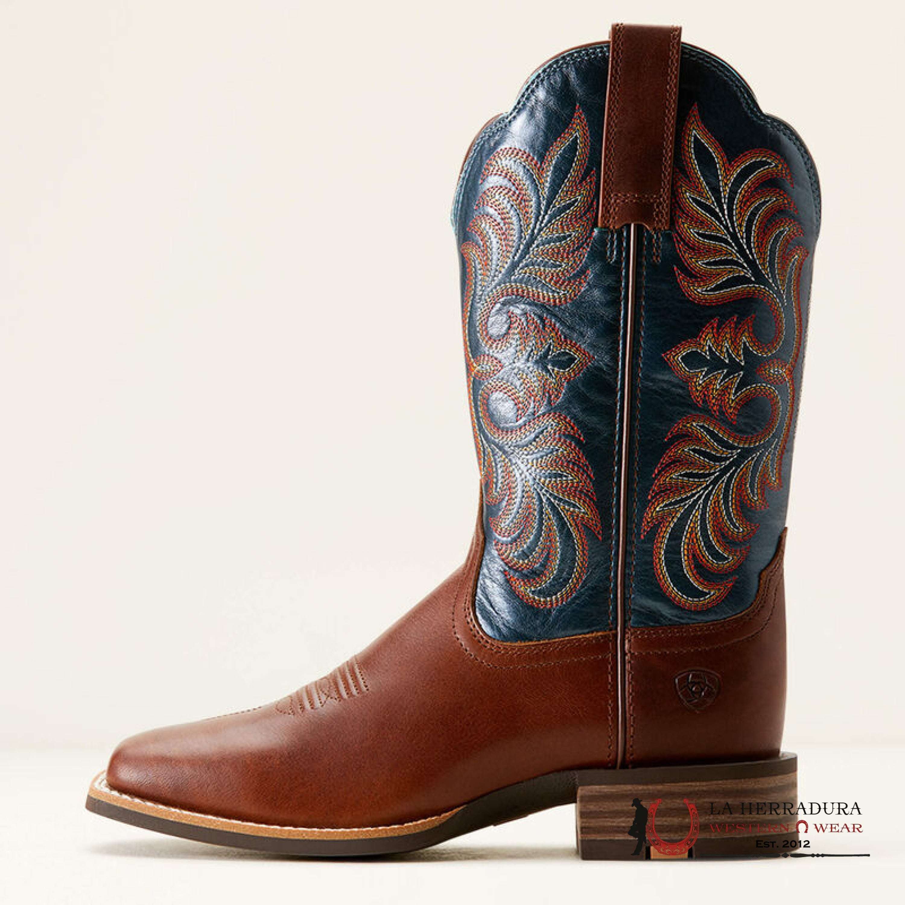 Ariat Womens Gillette Vintage Caramel Endless Sea Botas Mujeres