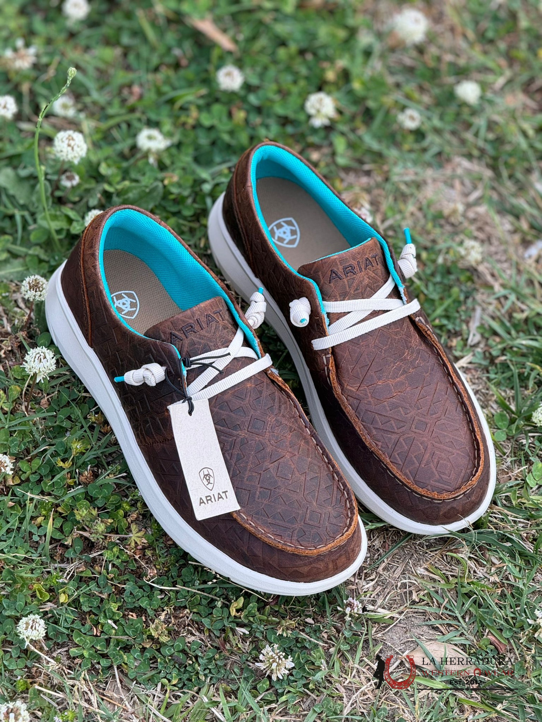 Ariat Womens Hilo Brown Blanket Emboss Zapatos Mujeres