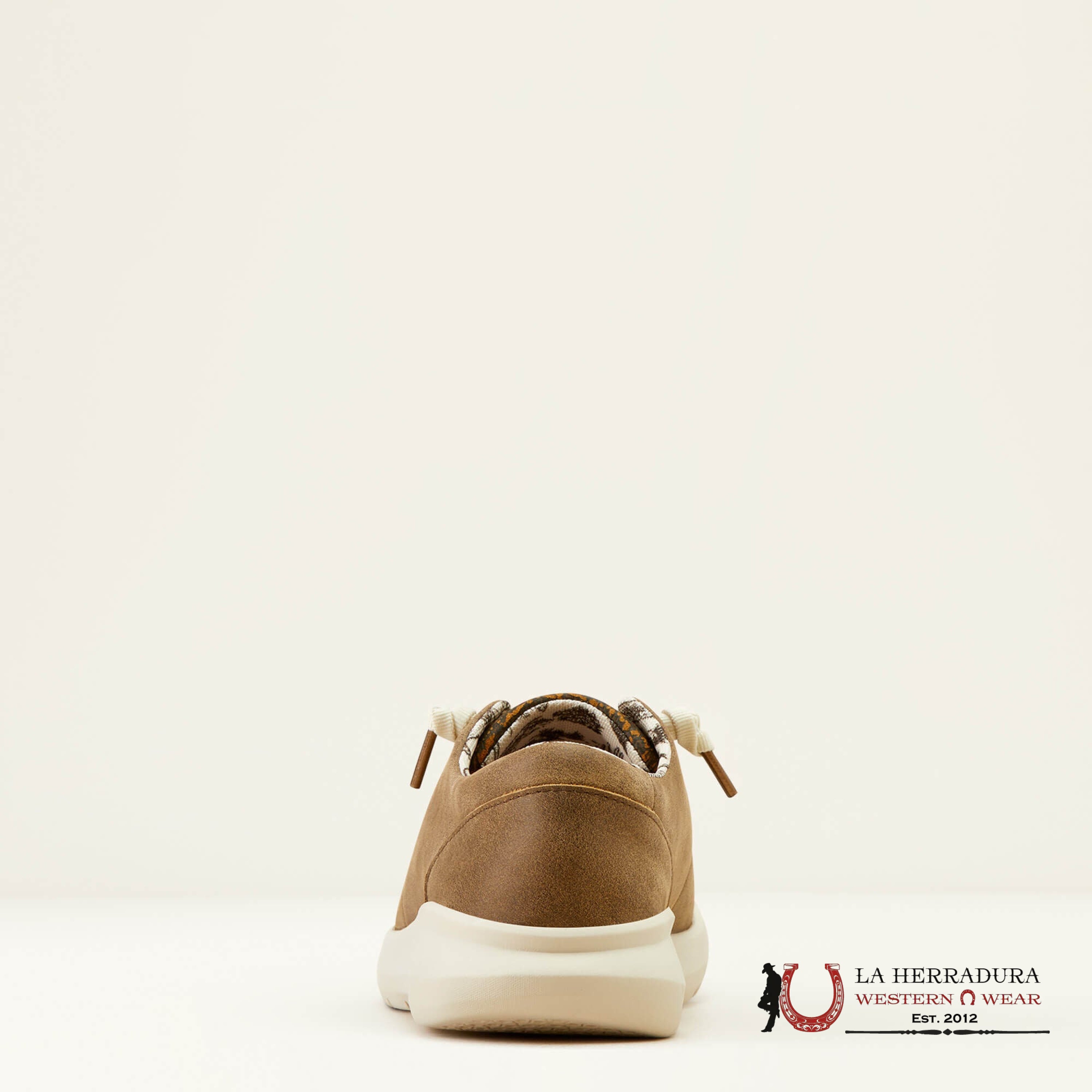 ARIAT WOMENS HILO BROWN BOMBER DISTRESSED HIDE EMBOSS ZAPATOS MUJERES