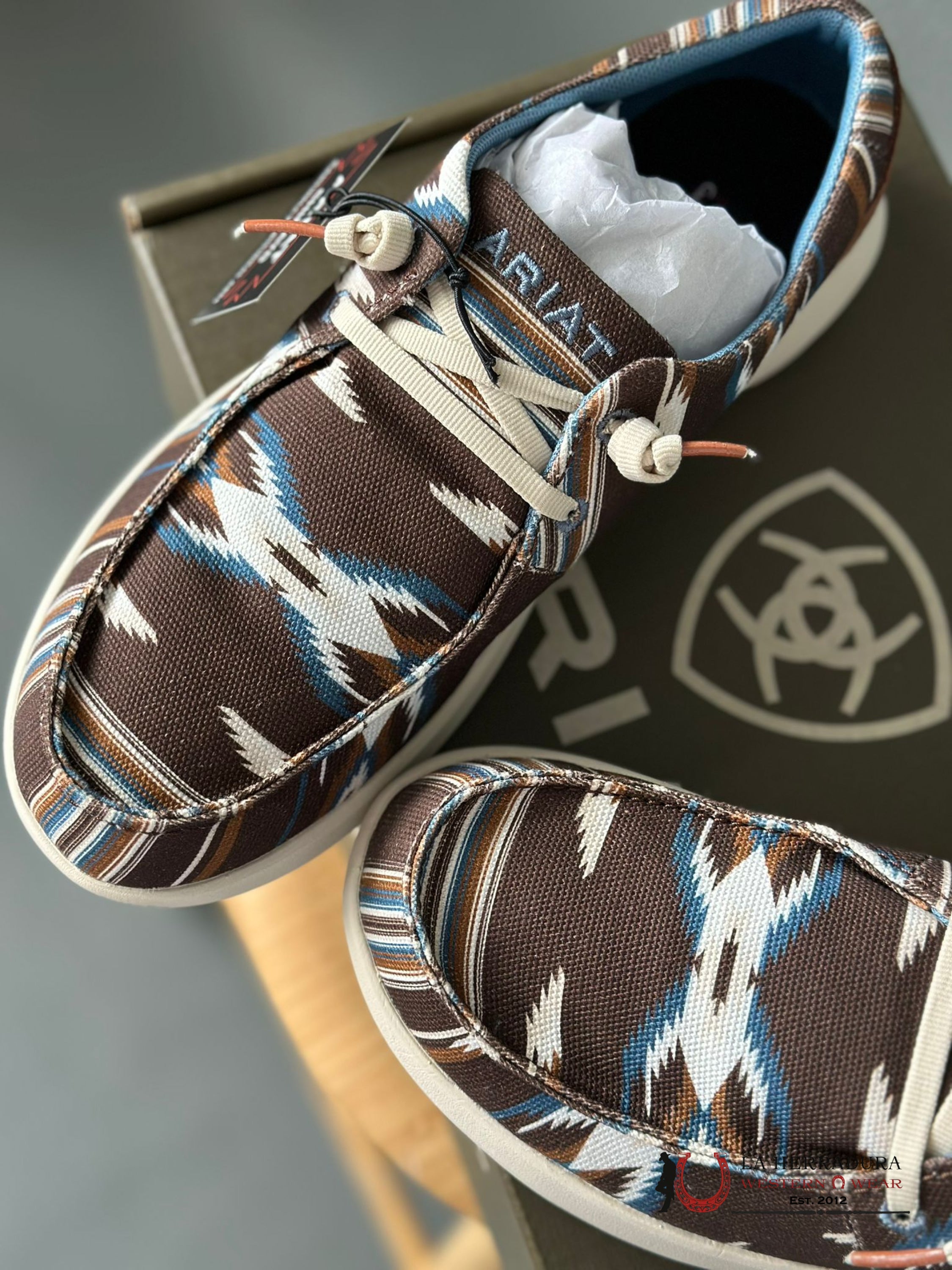 Ariat Womens Hilo Chimayo Arroyo Chocolate Zapatos Mujeres