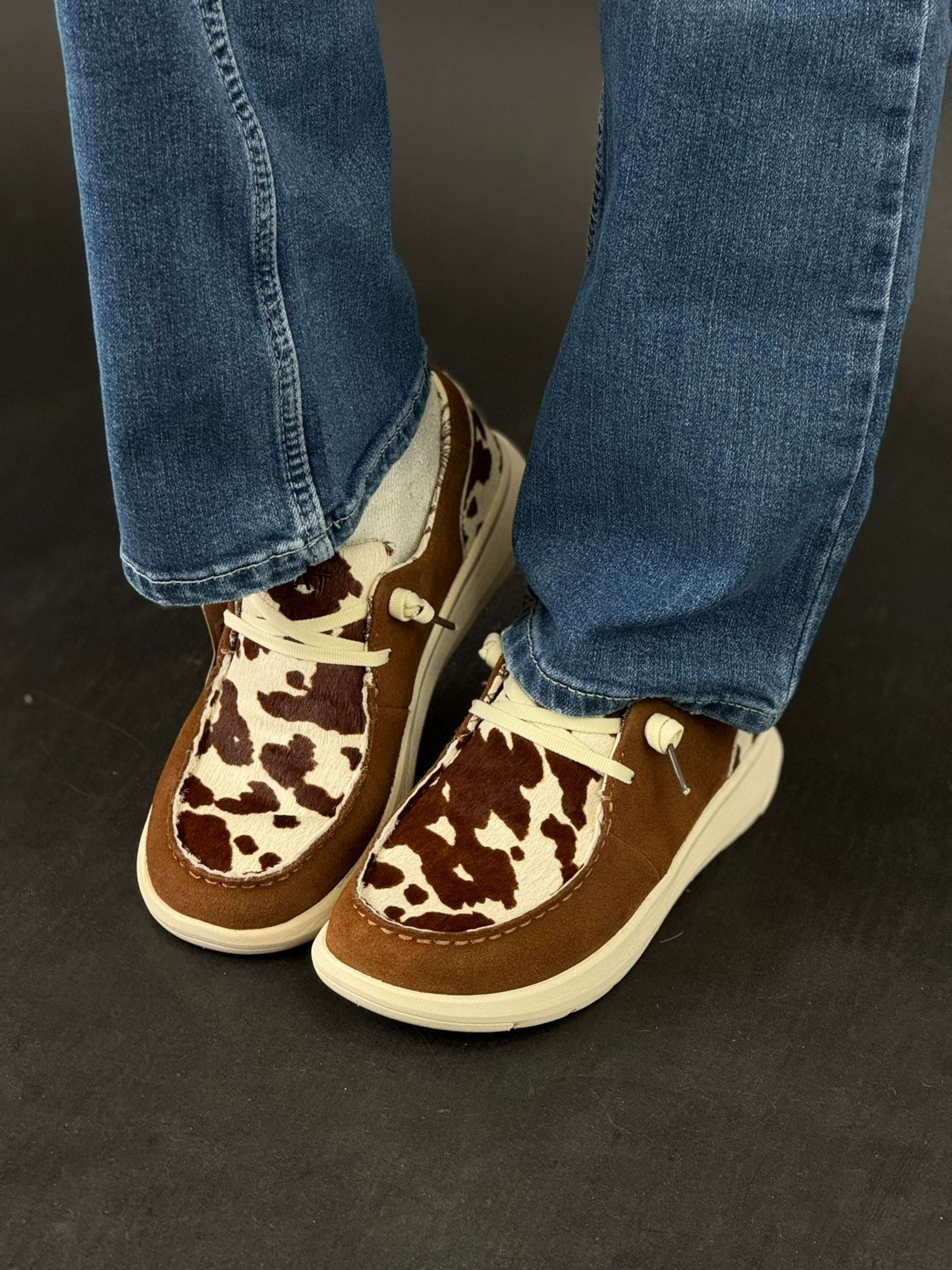 Ariat Womens Hilo Ginger Suede / Cow Hair On Back Zapatos Mujeres
