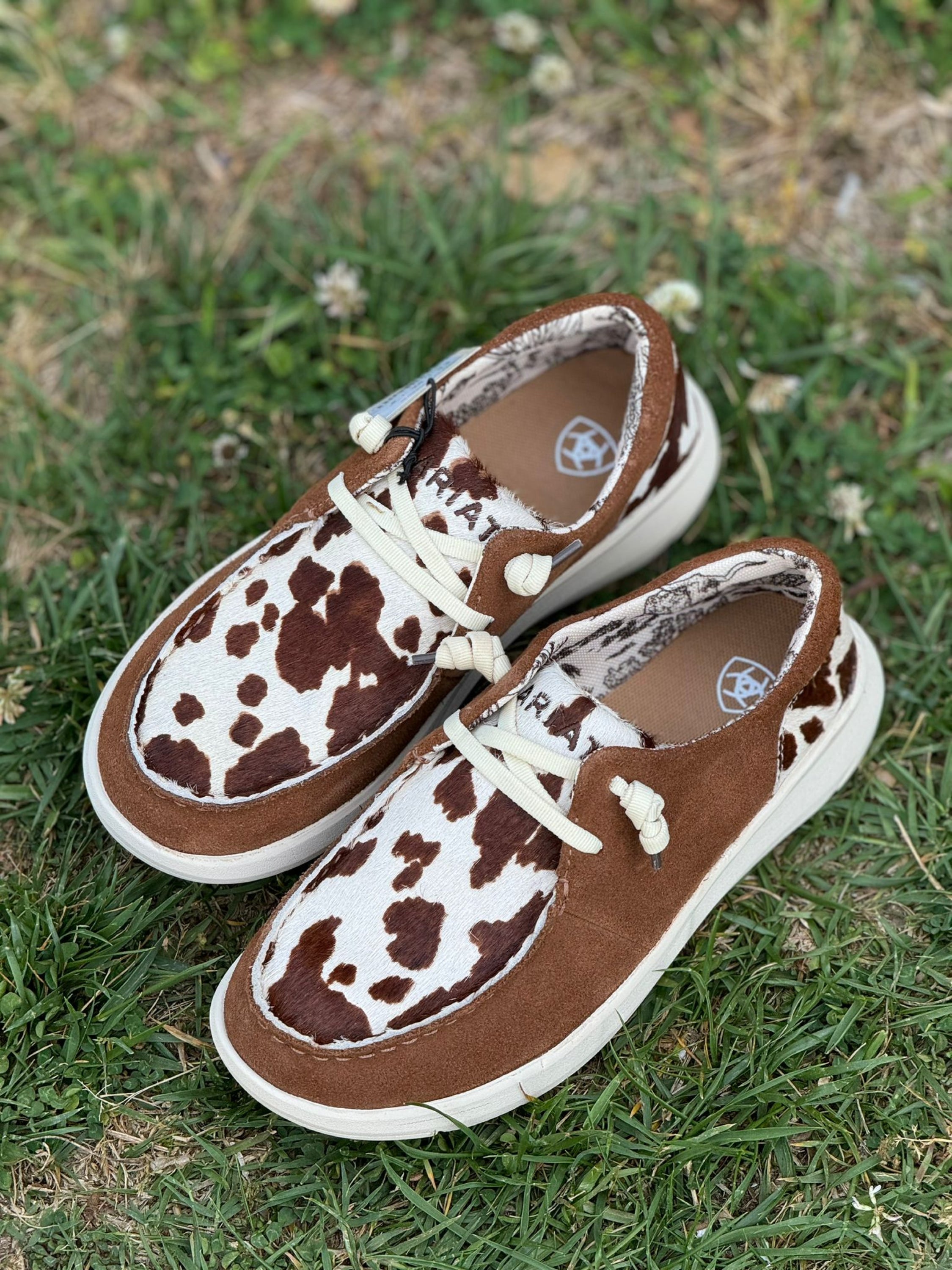 Ariat Womens Hilo Ginger Suede / Cow Hair On Back Zapatos Mujeres