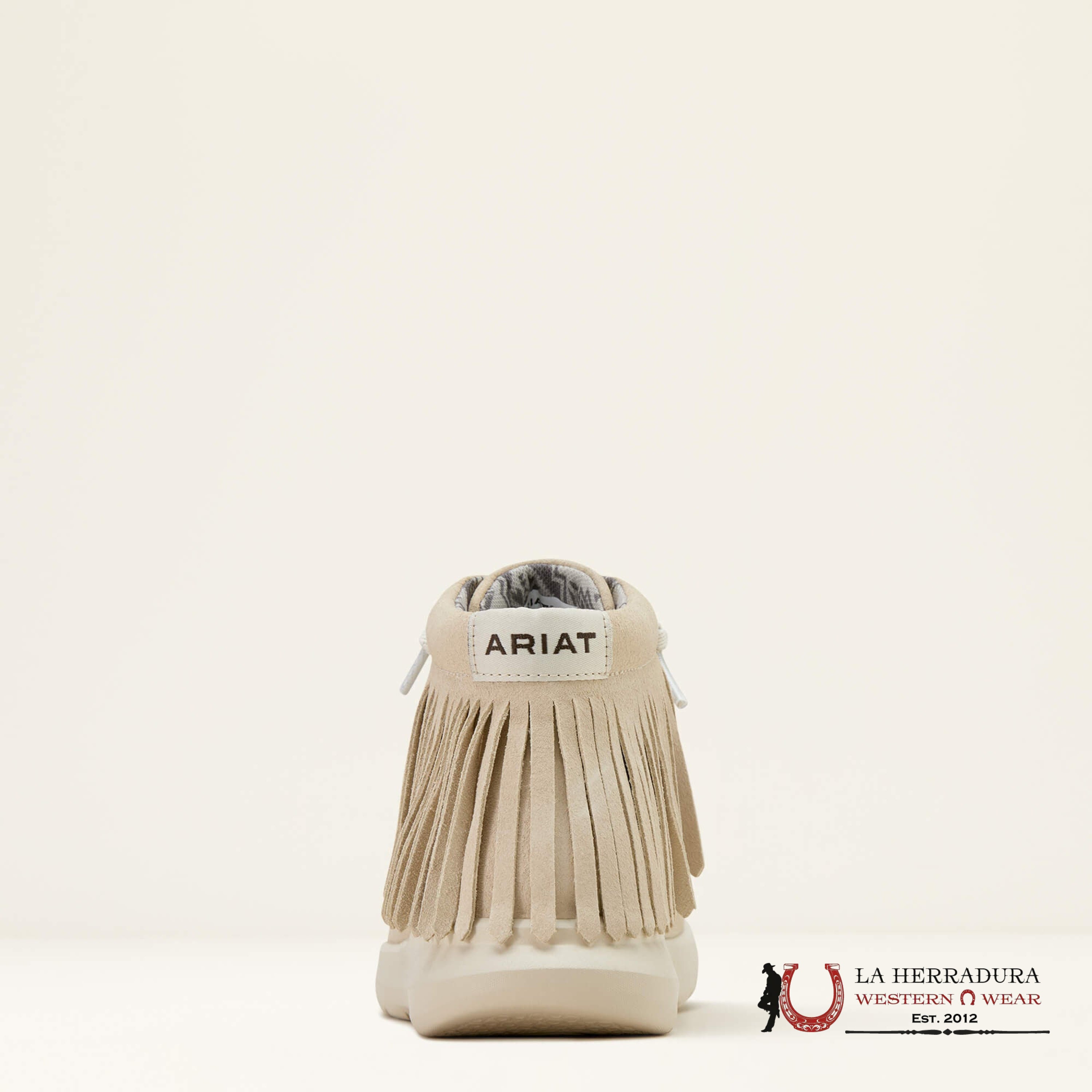 ARIAT WOMENS Hilo High Top Fringe Sand Suede Shoes - 1167 ZAPATOS MUJERES