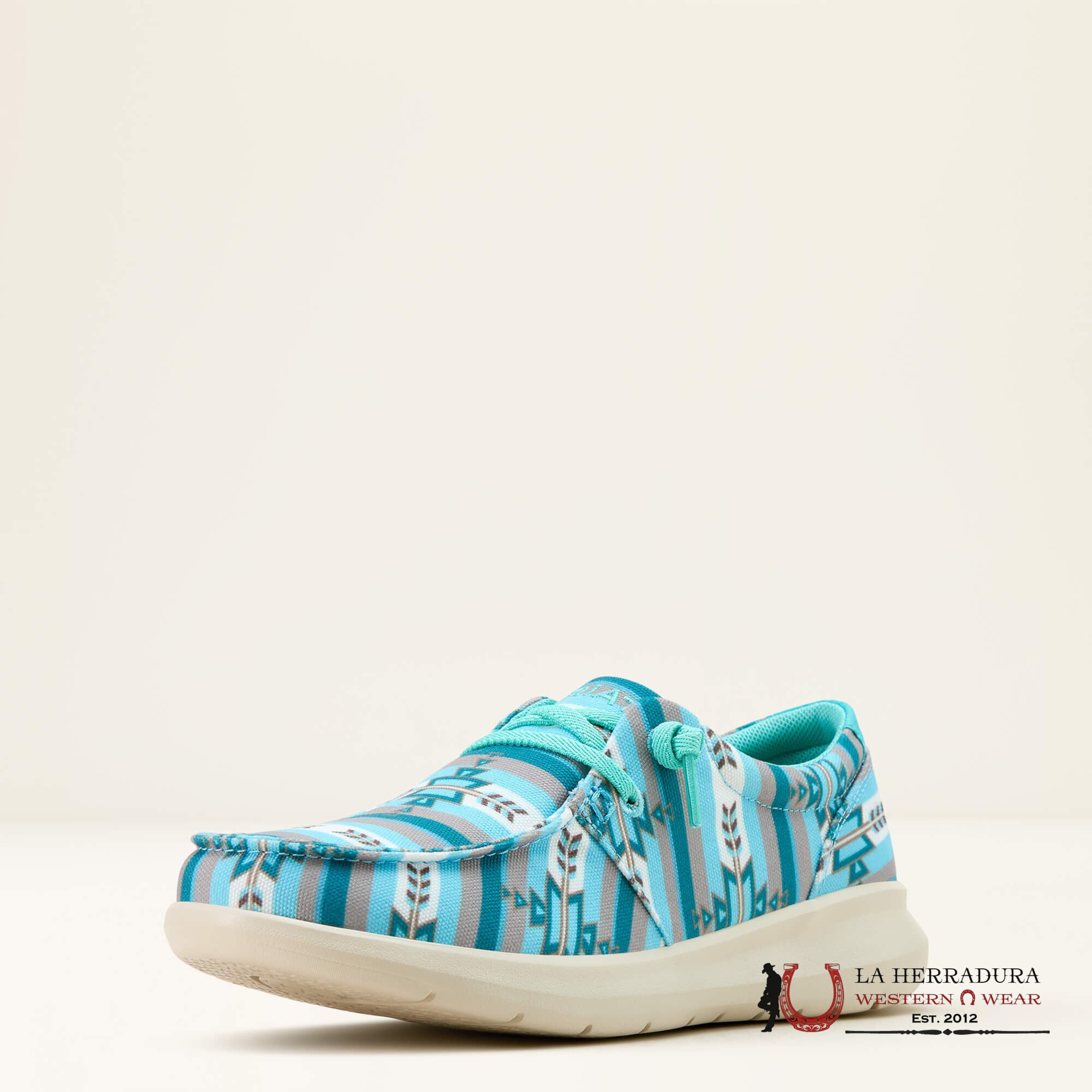 ARIAT WOMENS Hilo Low Top Turquuoise Texarkana Shoes - 1343 ZAPATOS MUJERES