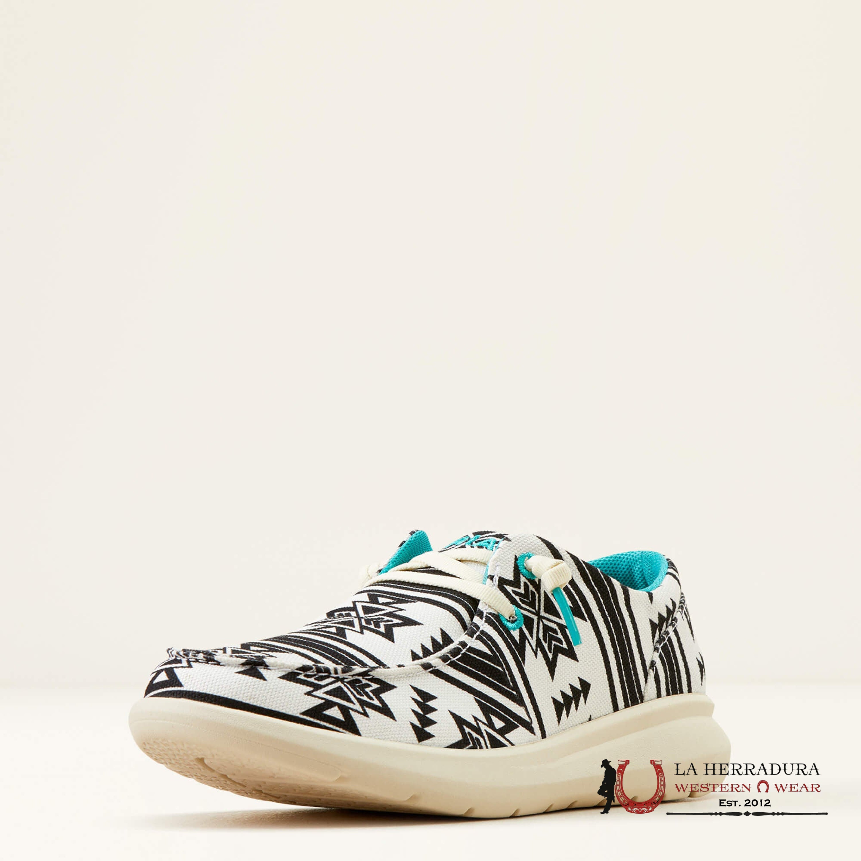 ARIAT WOMENS HILO STARK SOUTHWEST WHITE AZTEC- 0929 ZAPATOS MUJERES