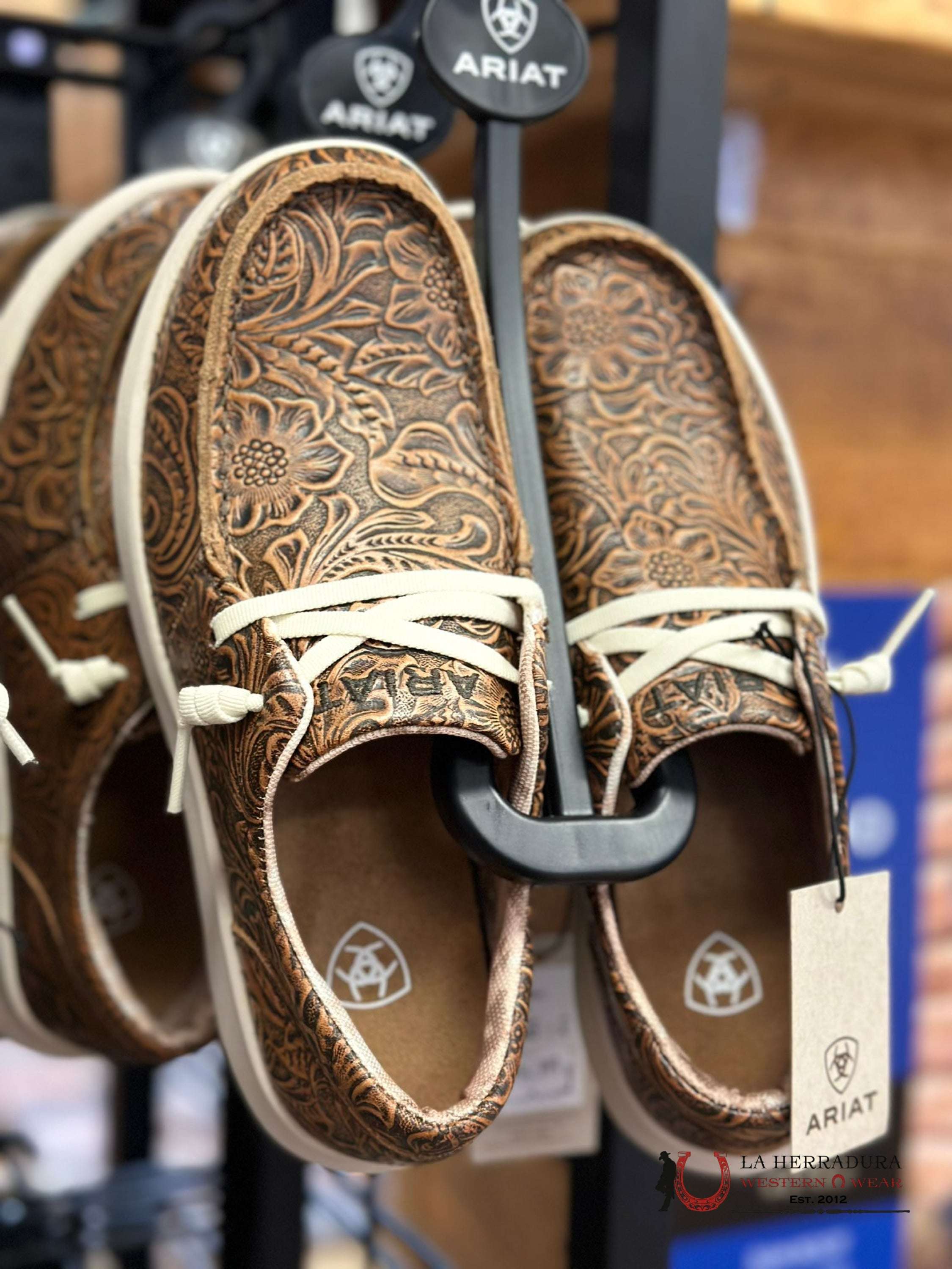 Ariat Women’s Hilo Tan Floral Emboss Zapatos Mujeres