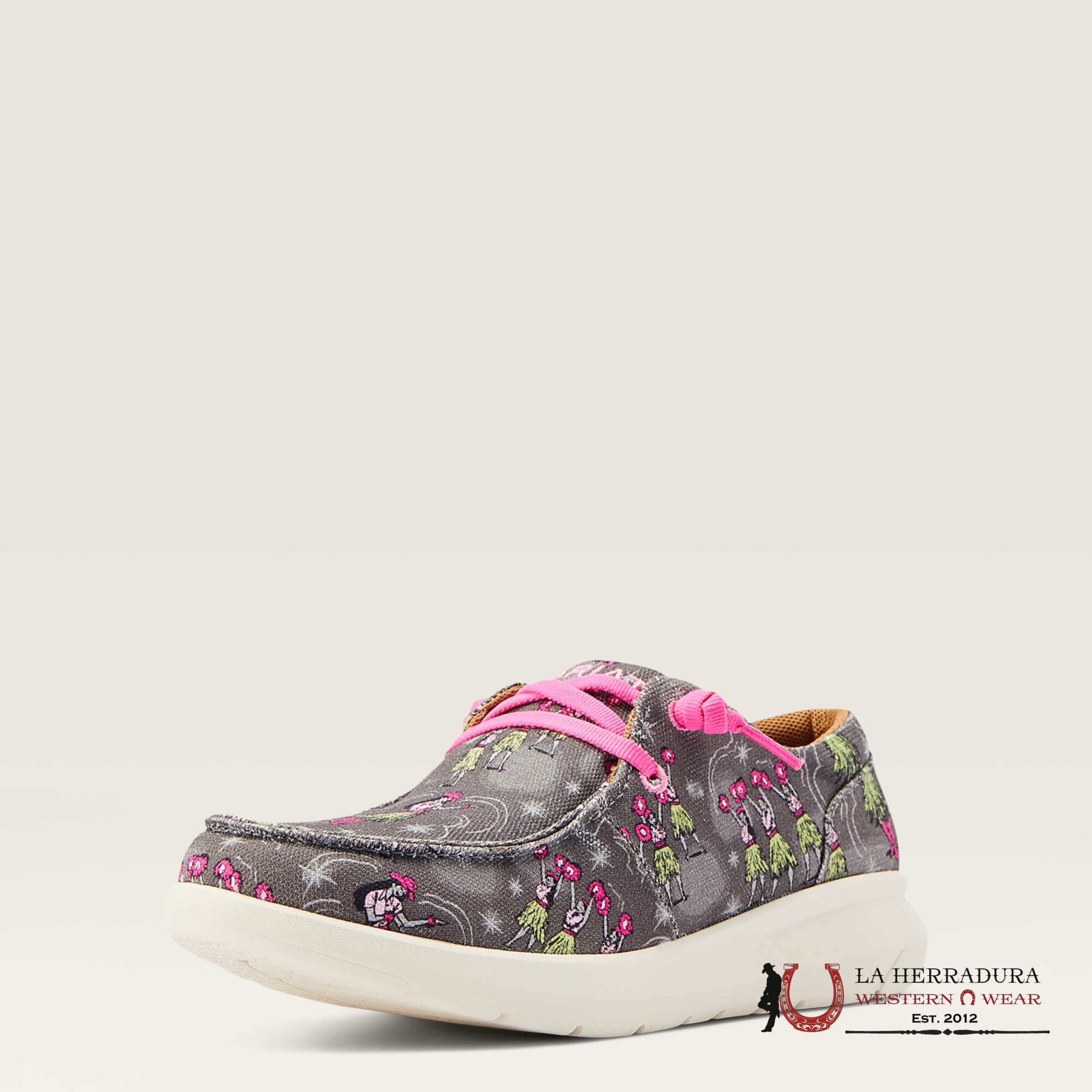 ARIAT WOMENS HILO WESTERN ALOHA HULA PRINT- 4523 ZAPATOS MUJERES