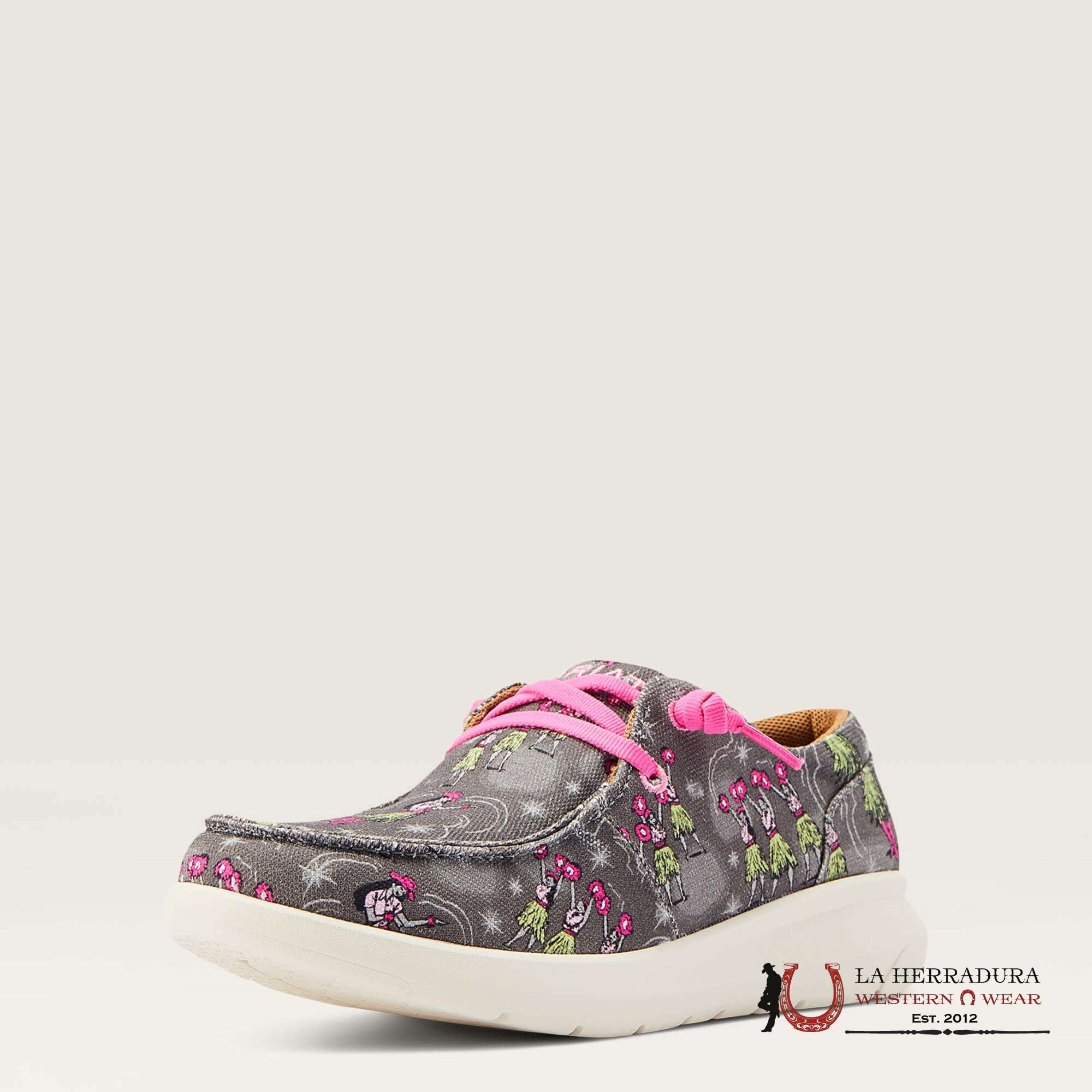 ARIAT WOMENS HILO WESTERN ALOHA HULA PRINT- 4523 ZAPATOS MUJERES