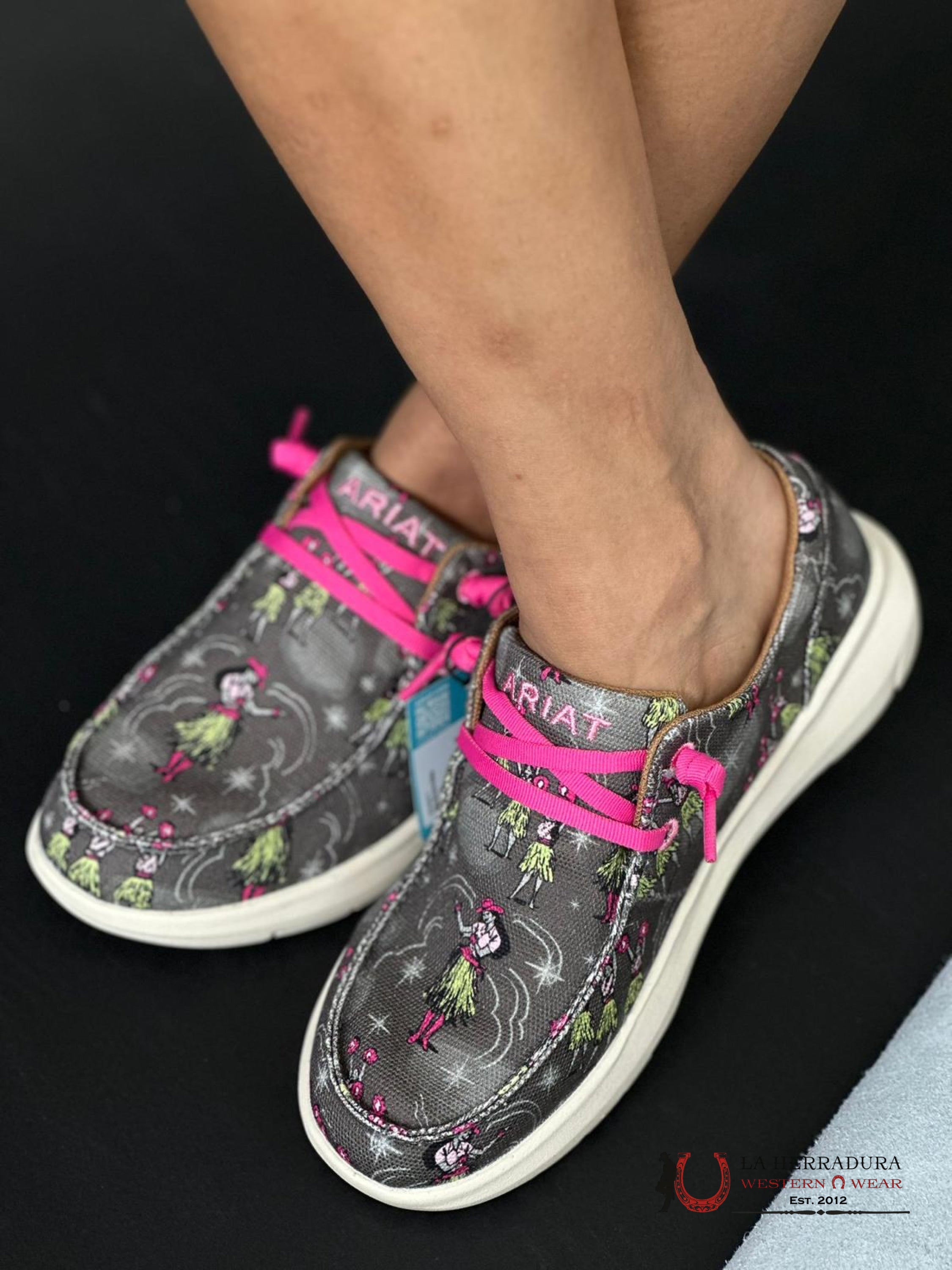 Ariat Womens Hilo Western Aloha Hula Print Zapatos Mujeres