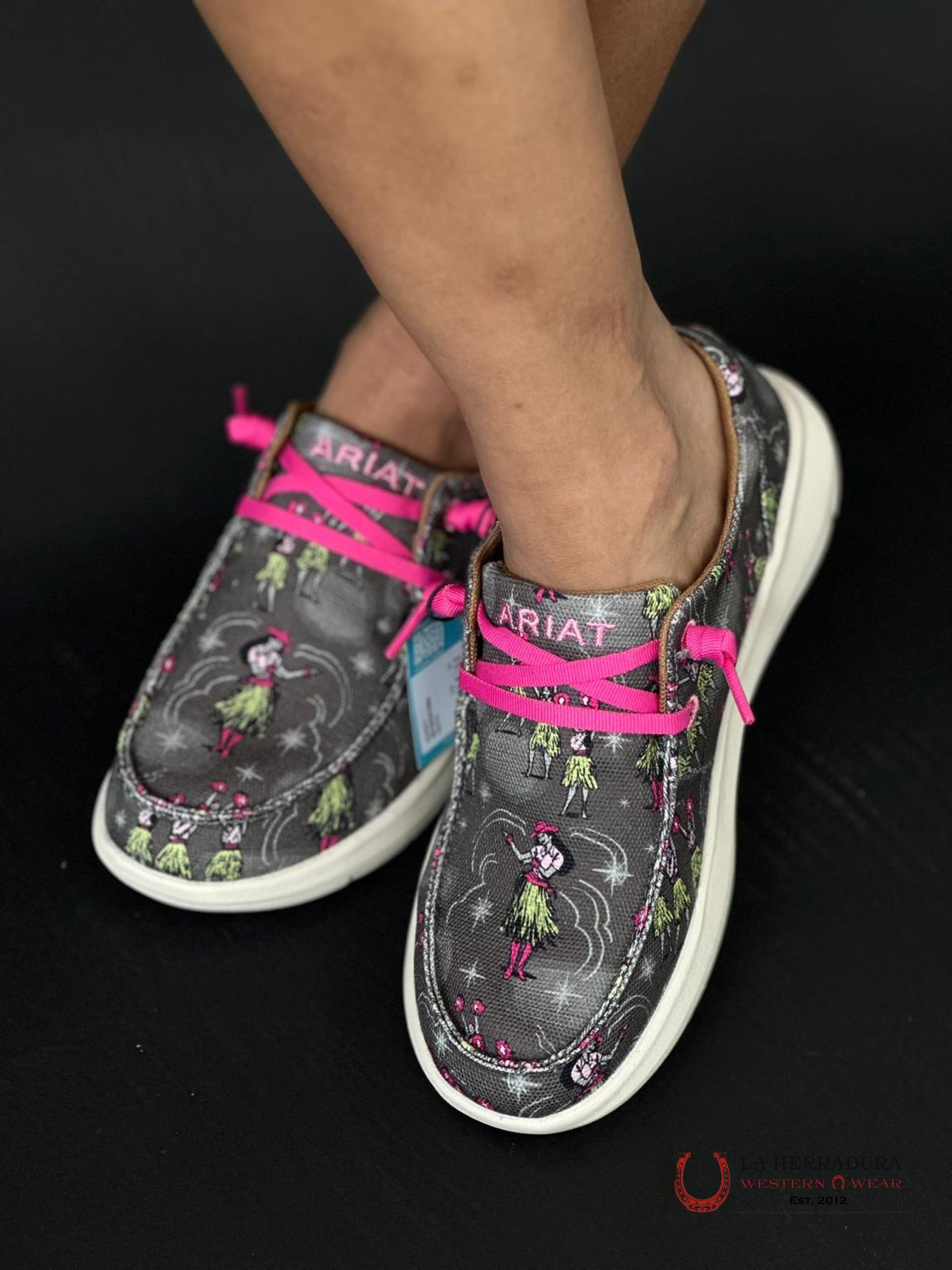 Ariat Womens Hilo Western Aloha Hula Print Zapatos Mujeres