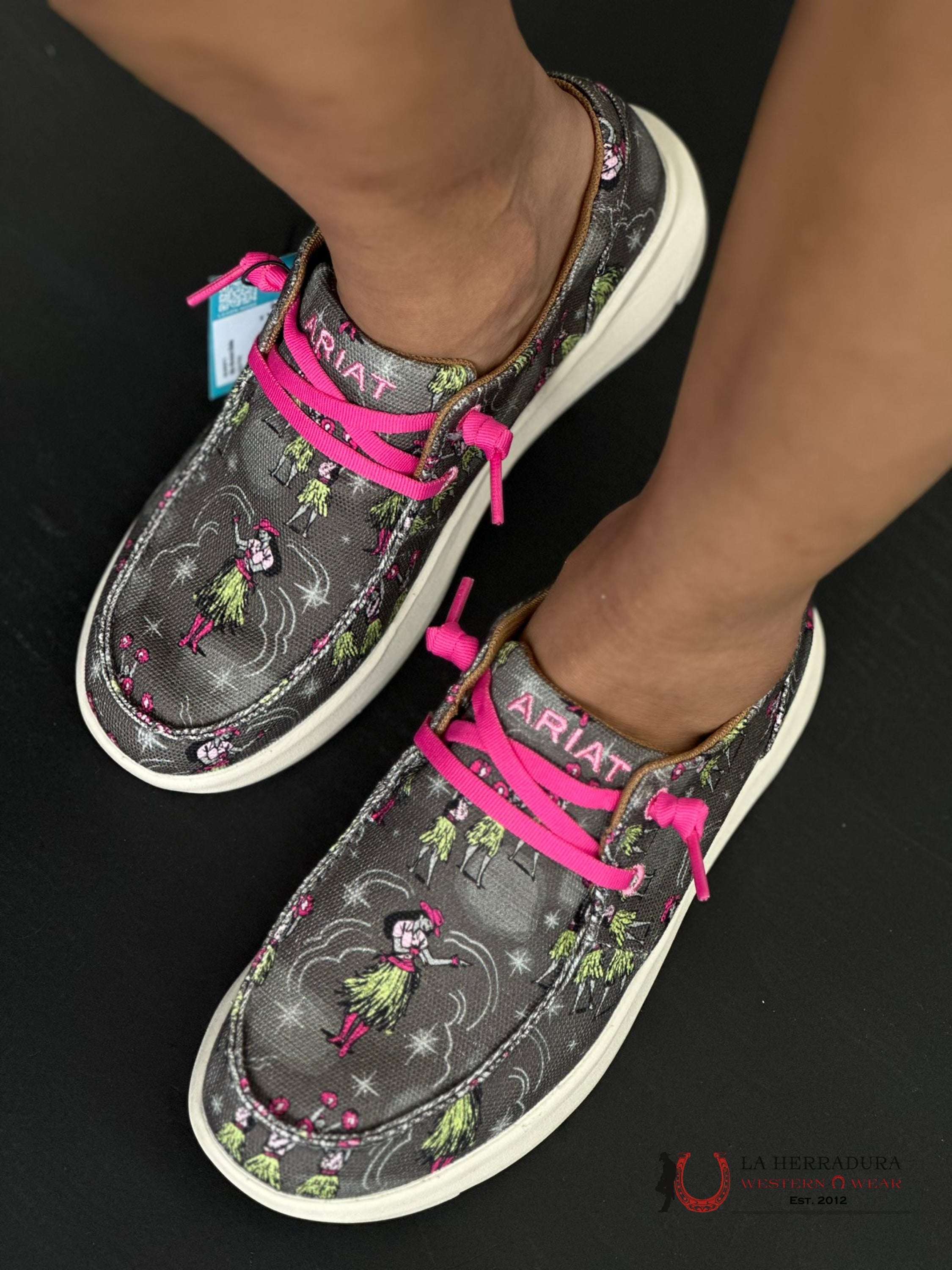 Ariat Womens Hilo Western Aloha Hula Print Zapatos Mujeres