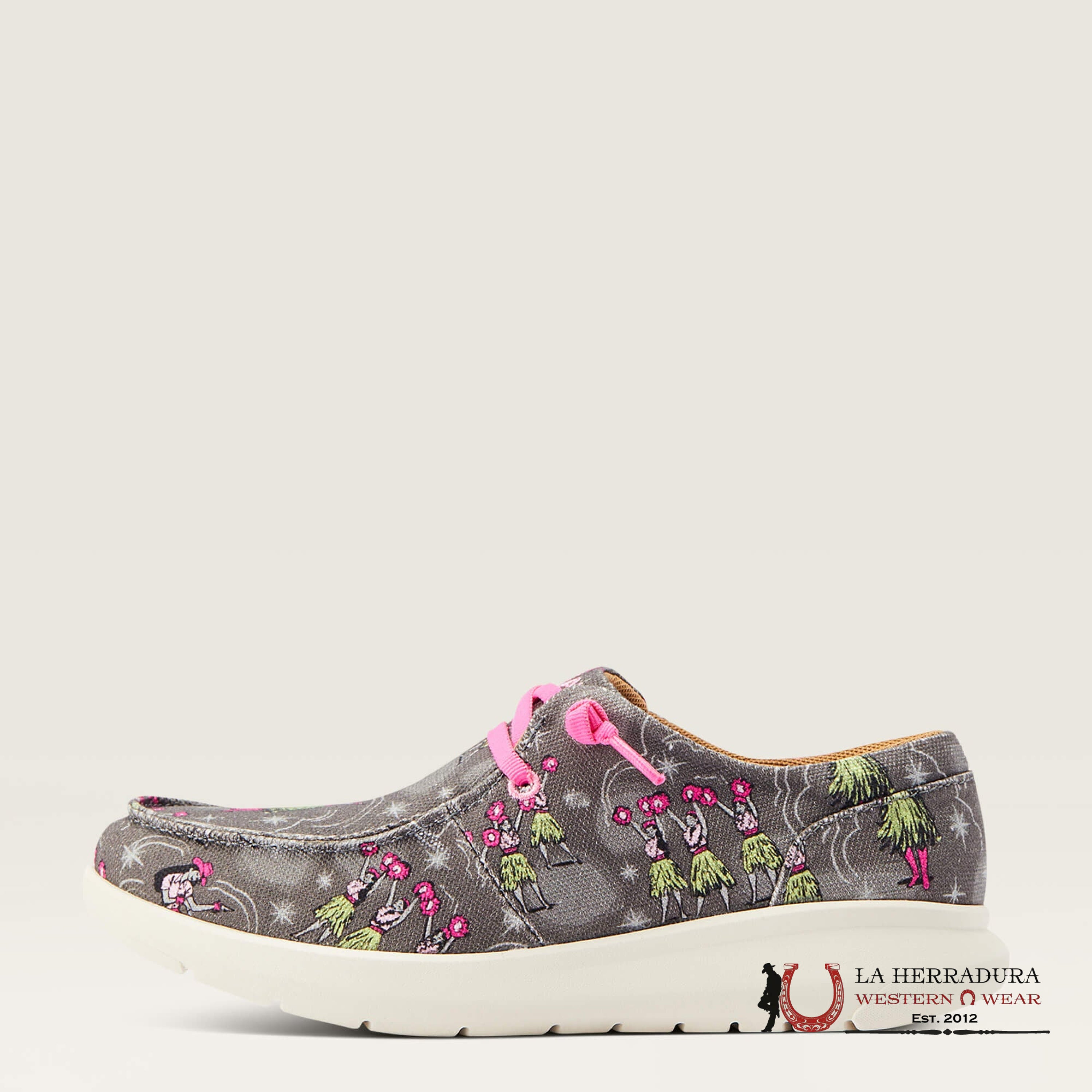 ARIAT WOMENS HILO WESTERN ALOHA HULA PRINT- 4523 ZAPATOS MUJERES