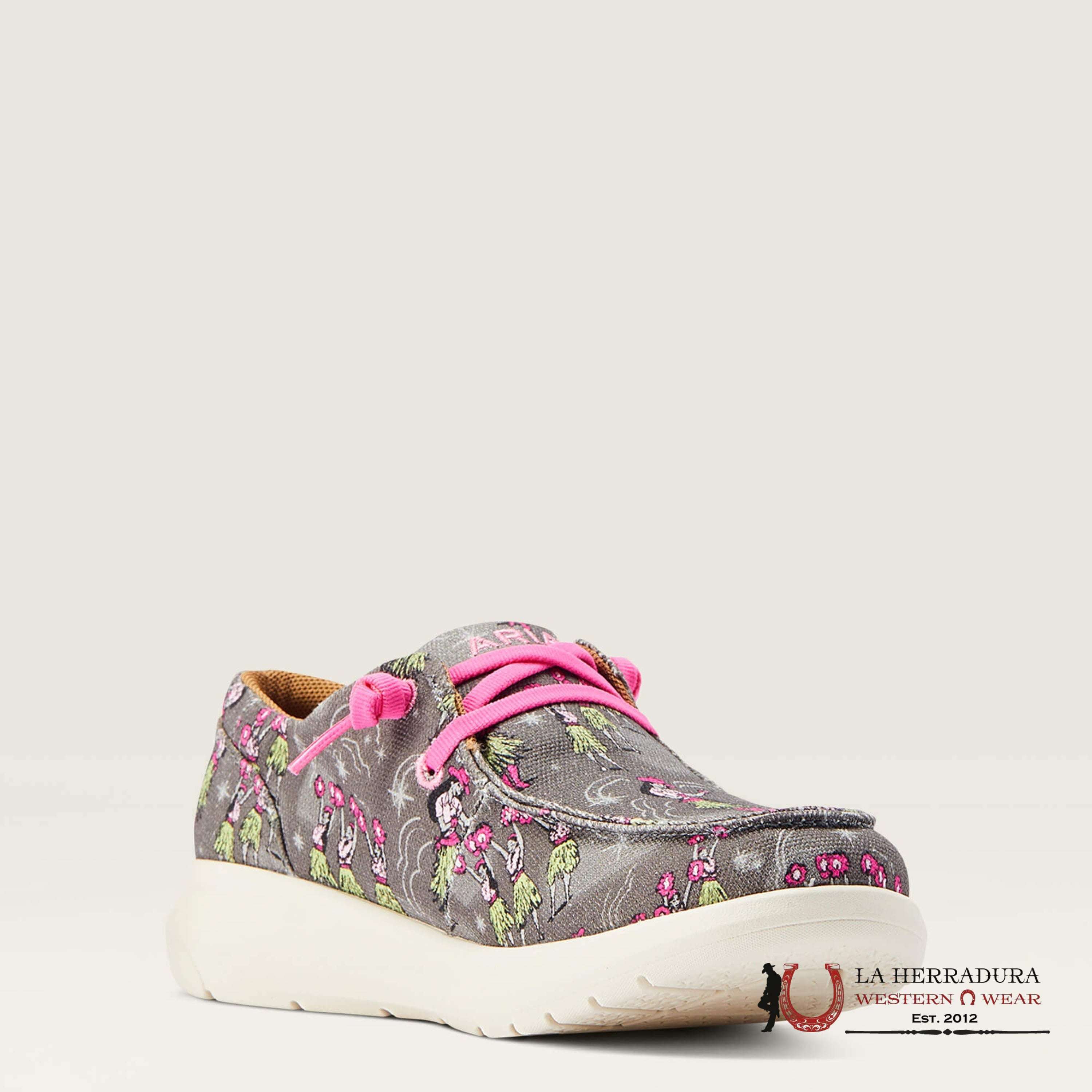 ARIAT WOMENS HILO WESTERN ALOHA HULA PRINT- 4523 ZAPATOS MUJERES