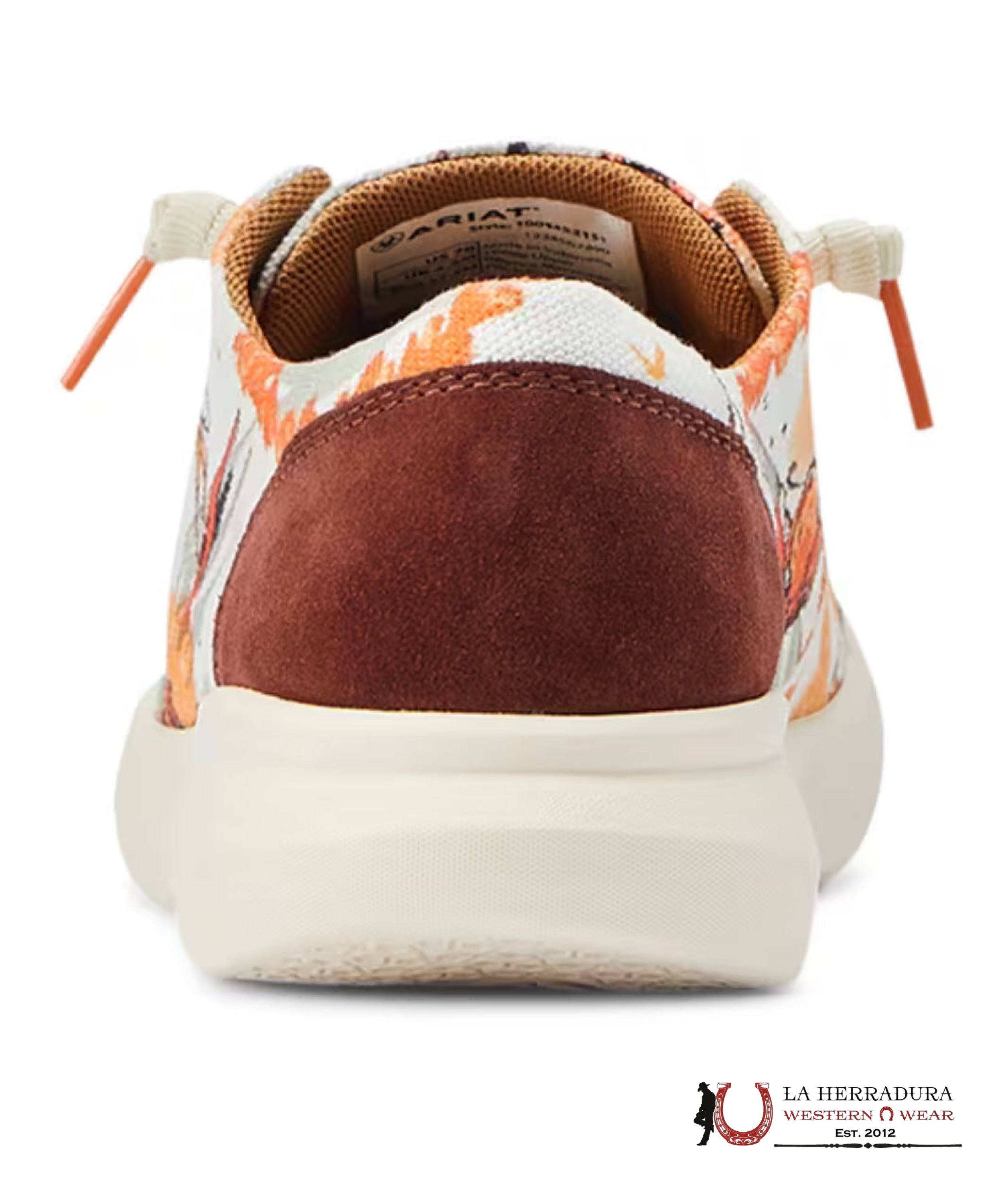 ARIAT WOMENS HILO WESTERN ALOHA SURFING LONGHORN PRINT-4521 ZAPATOS MUJERES