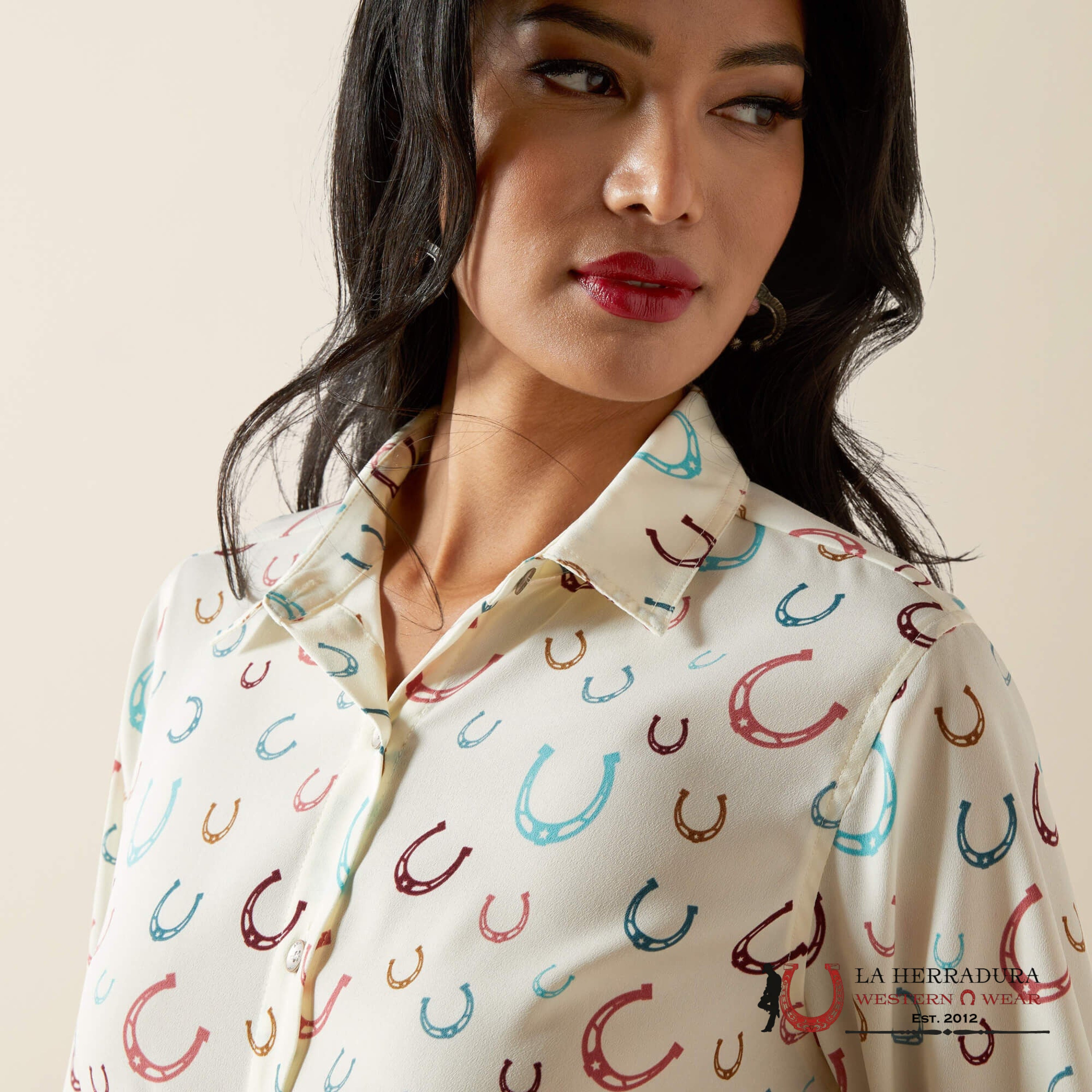 ARIAT WOMENS HOMESTYLE LS SHRT 10062903 ROPA MUJERES