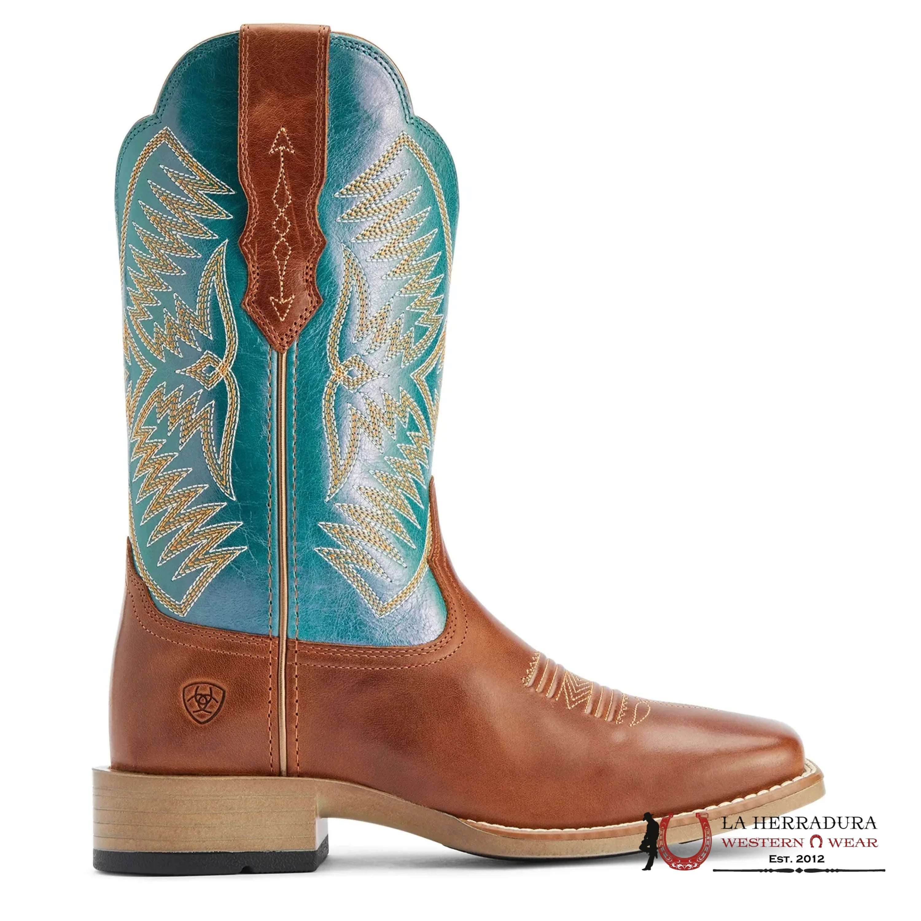ARIAT WOMENS Odessa StrechFit Almonte Roca/ Metallic Turqueza- 10042387 BOTAS MUJERES