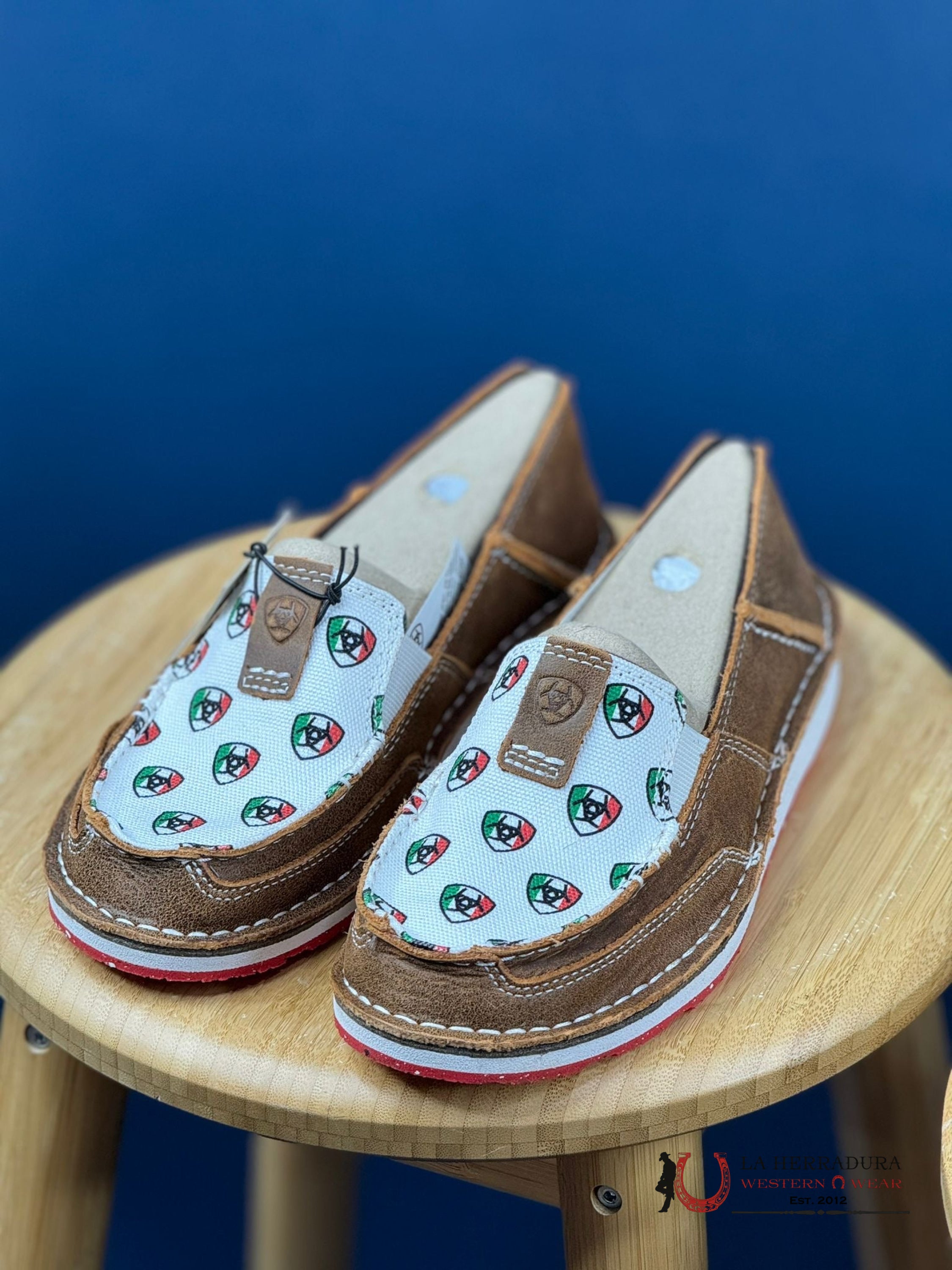 Ariat Womens Slip On Cruiser Caramel / Mexico Print Zapatos Mujeres