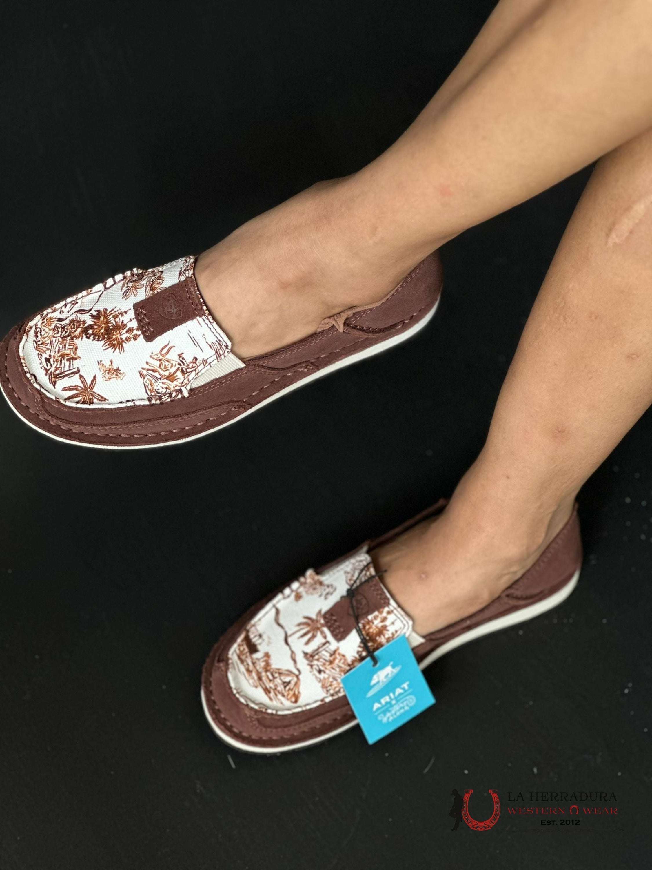 Ariat Womens Slip On Cruiser Western Aloha Zapatos Mujeres