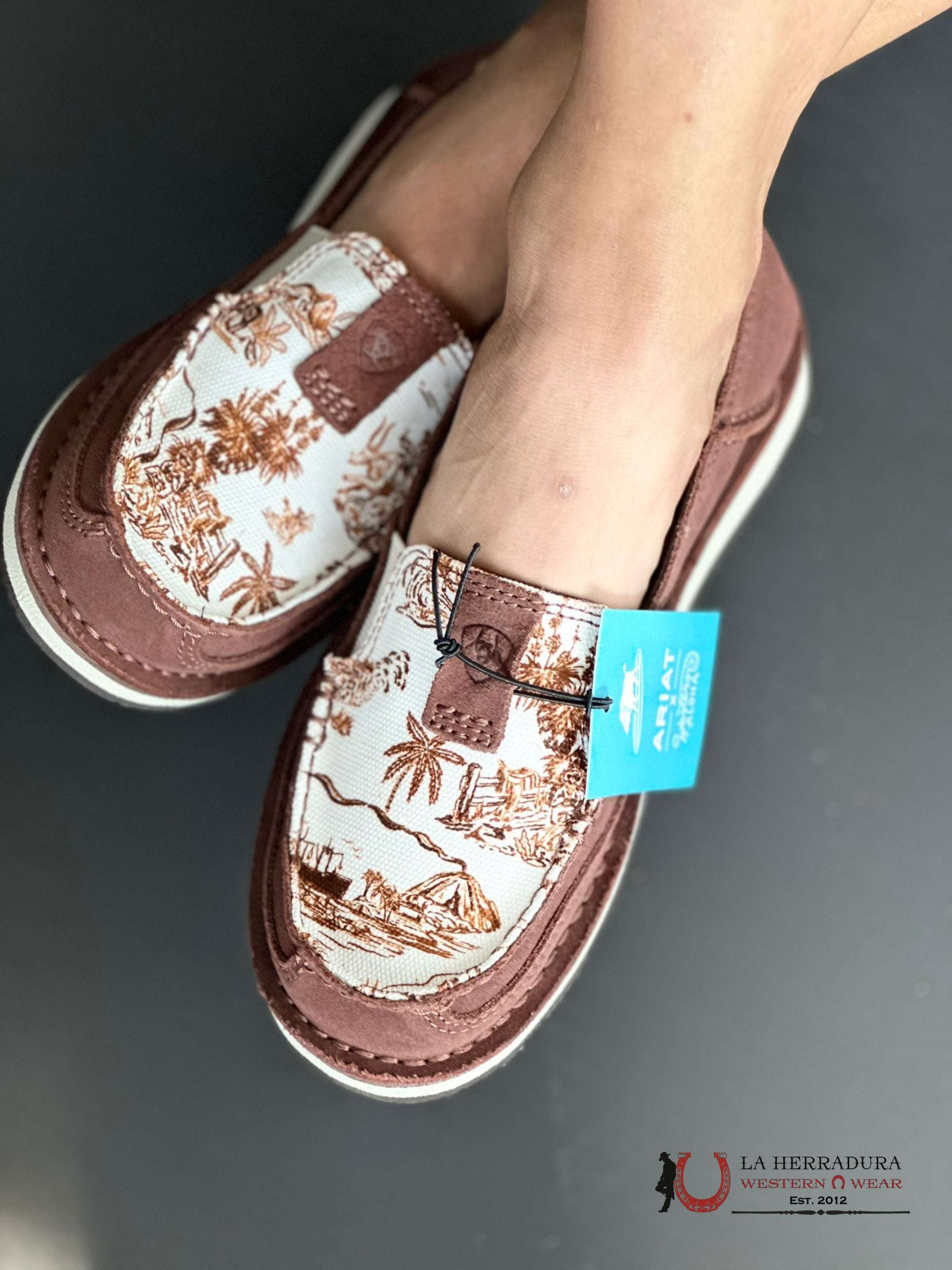 Ariat Womens Slip On Cruiser Western Aloha Zapatos Mujeres