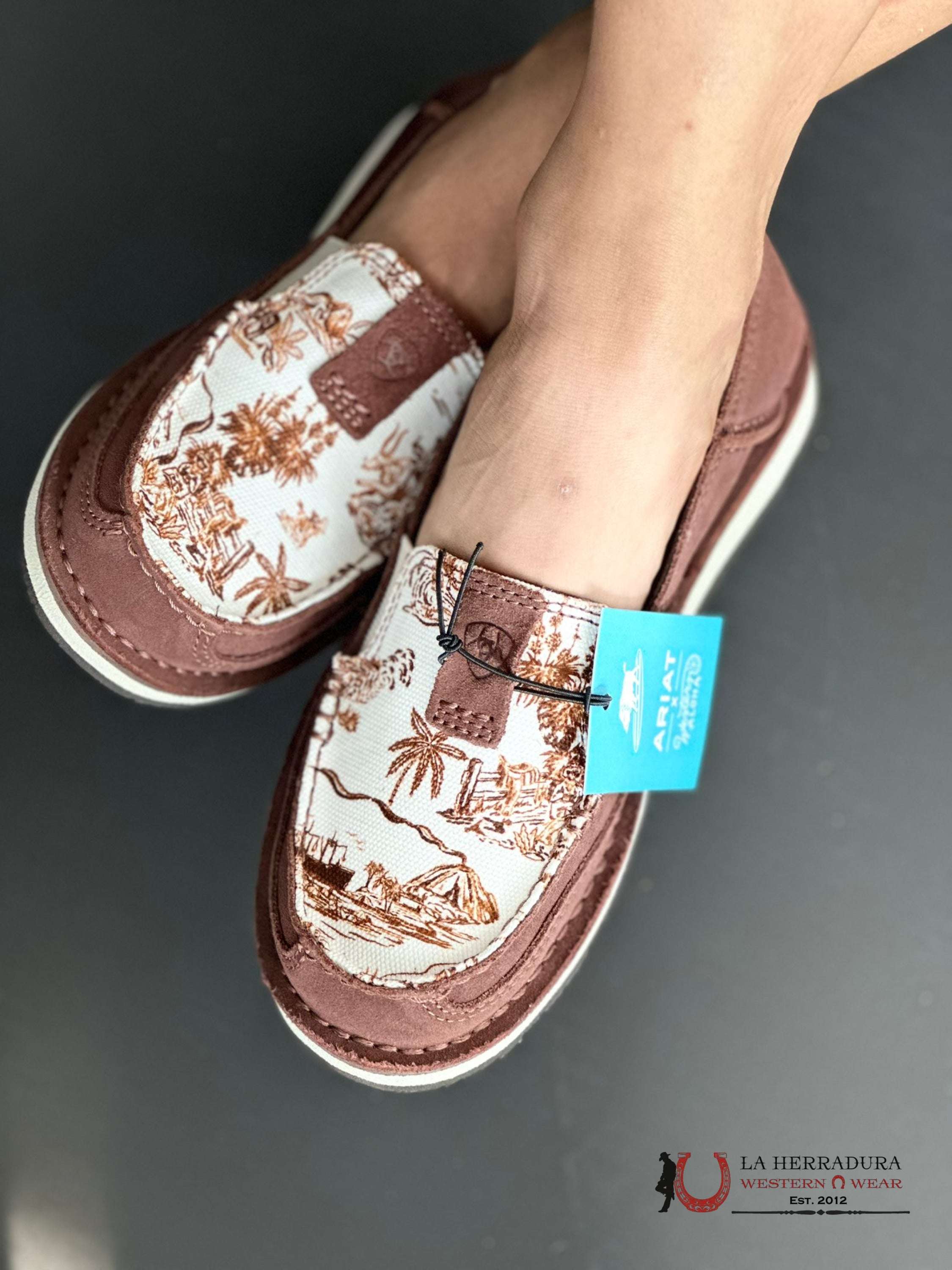 Ariat Womens Slip On Cruiser Western Aloha Zapatos Mujeres