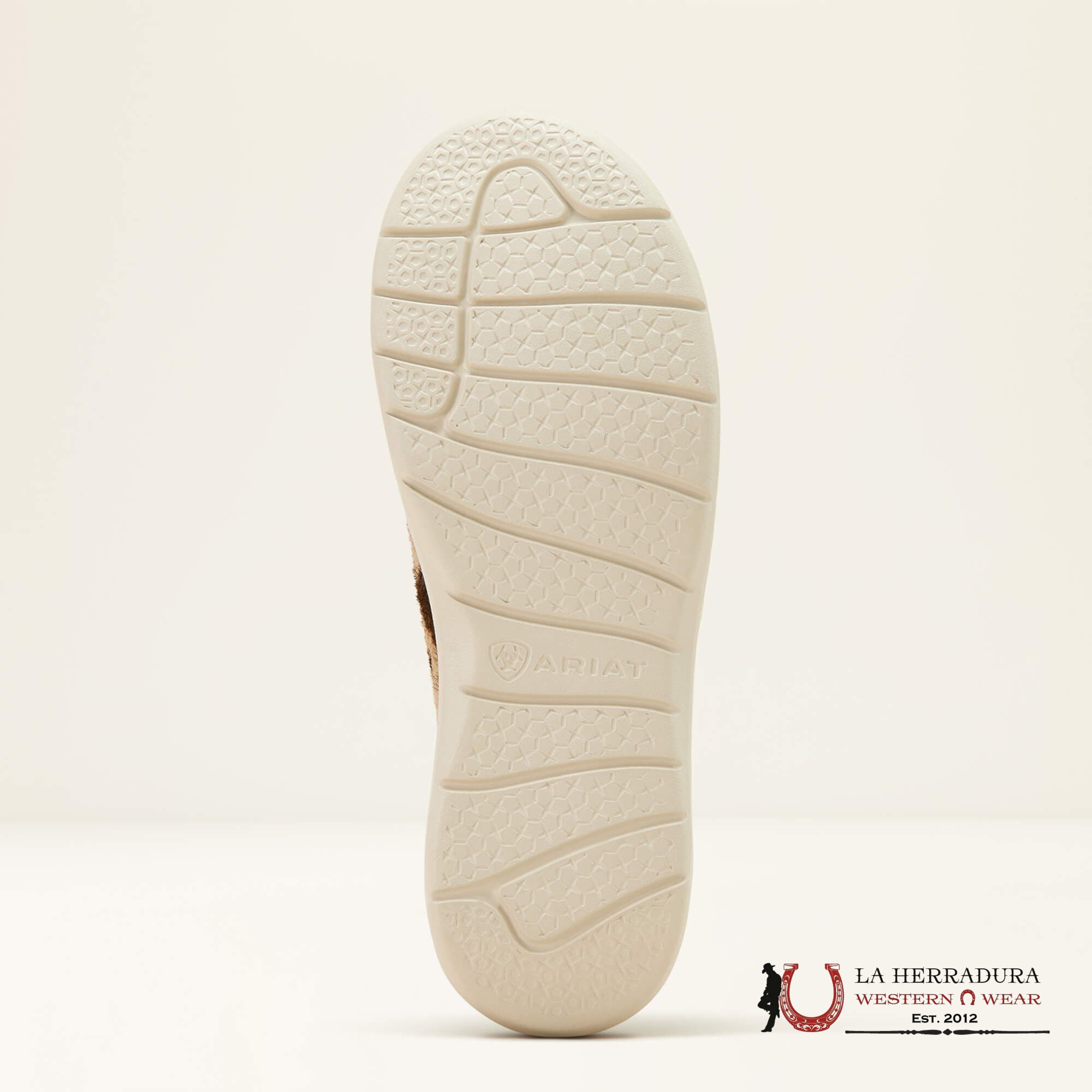 ARIAT WOMENS SLIP ON HILO TAN AND WHITE BUNDLE HAIR ON/DARK TAN SUEDE ZAPATOS MUJERES