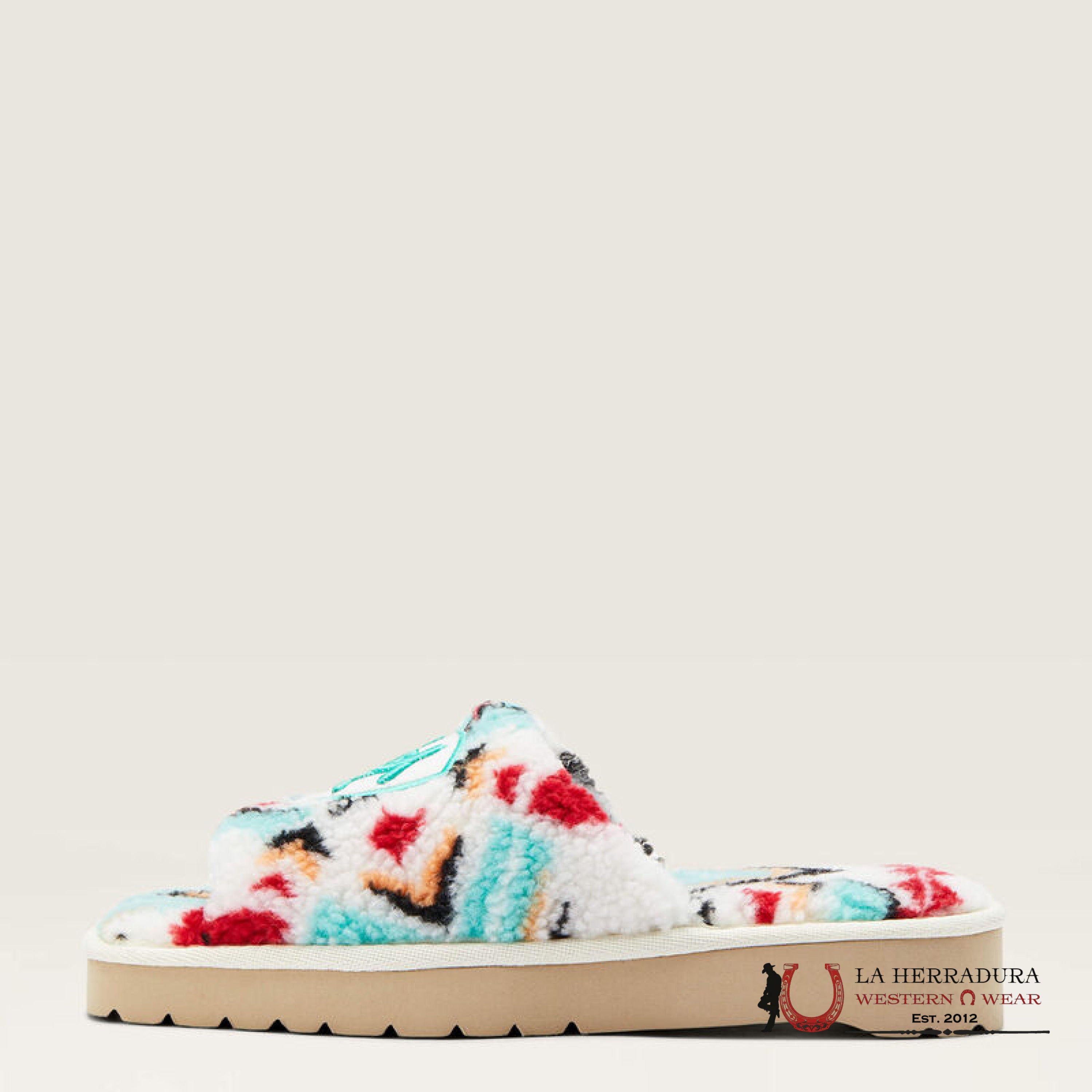 Ariat Womens Square Toe Slip-0N Cozy Slide Zapatos Mujeres