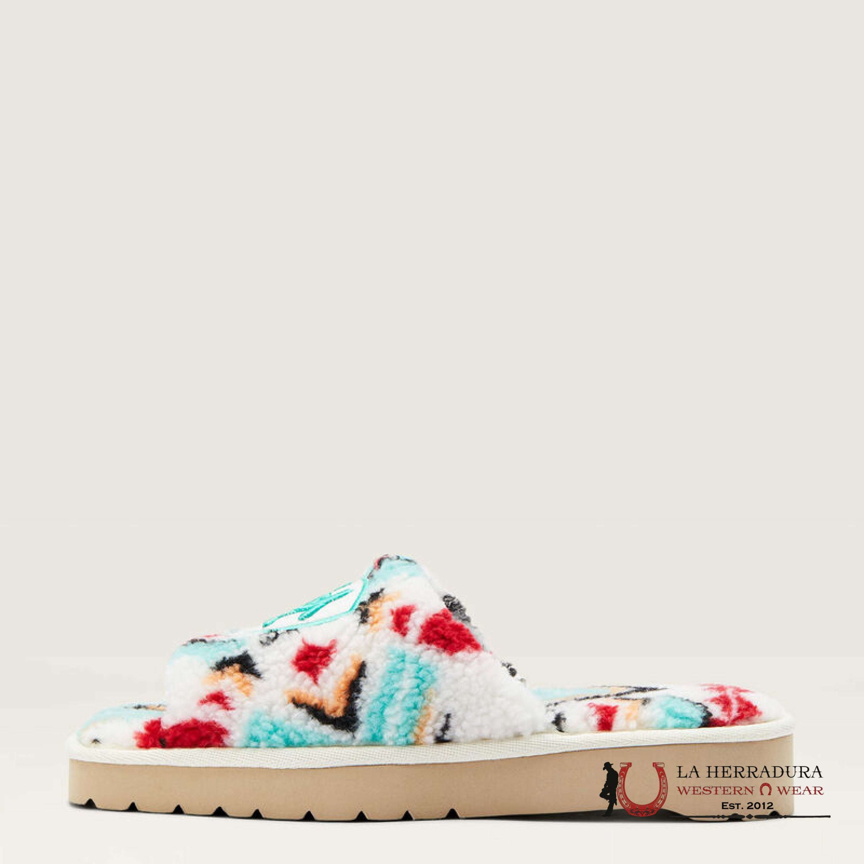 Ariat Womens Square Toe Slip-0N Cozy Slide Zapatos Mujeres