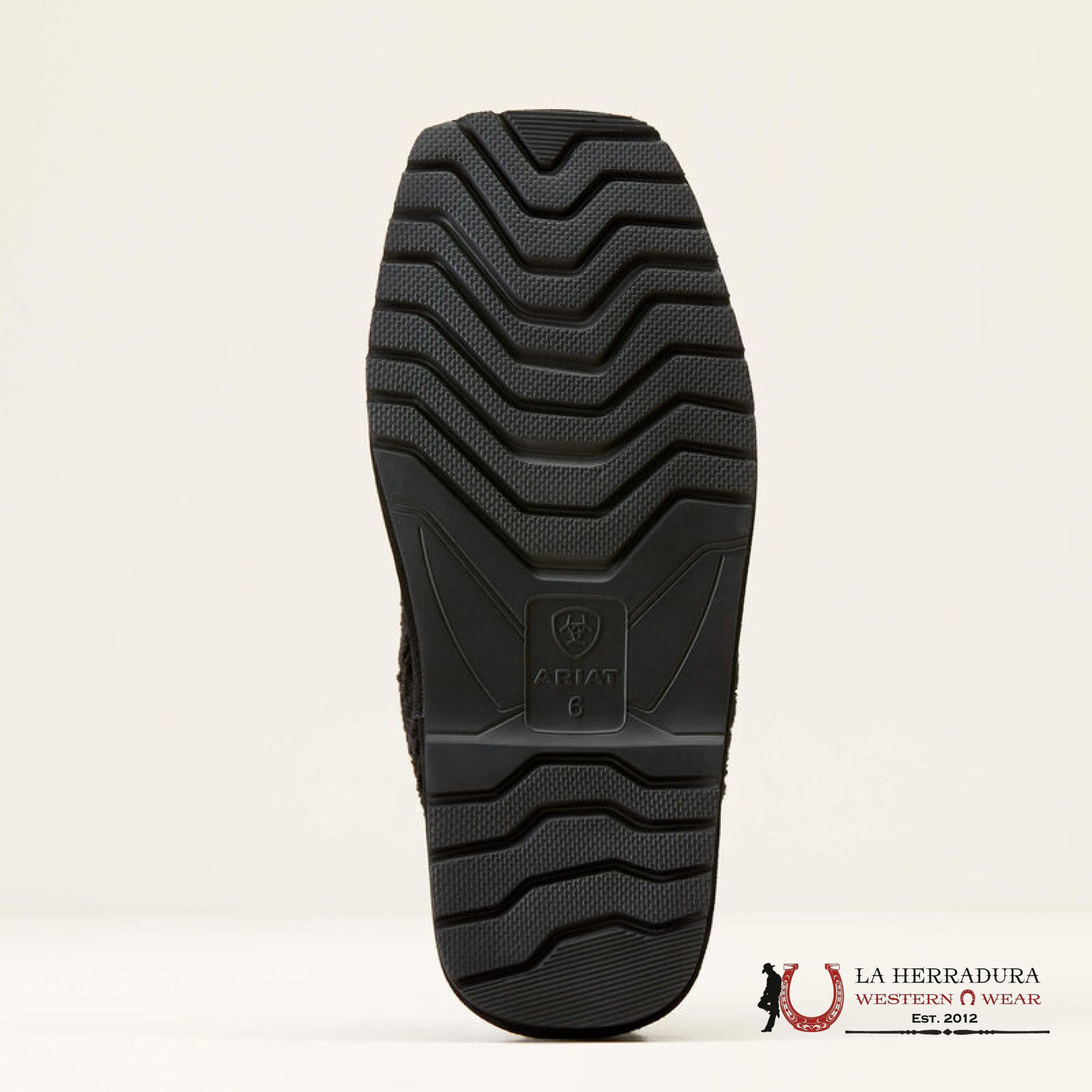 Ariat Womens Square Toe Slip-0N Jackie Exotic Black Zapatos Mujeres