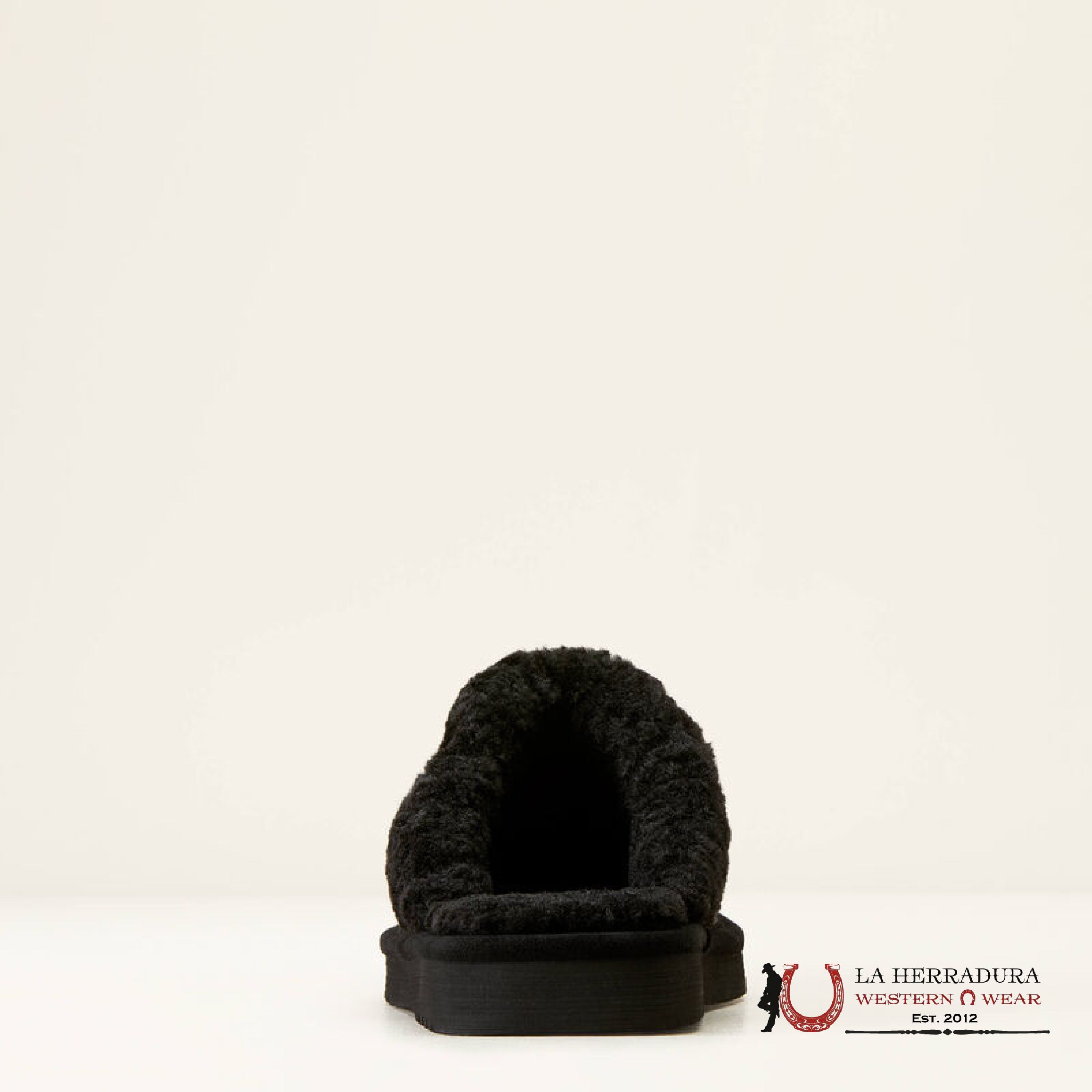 Ariat Womens Square Toe Slip-0N Jackie Exotic Black Zapatos Mujeres