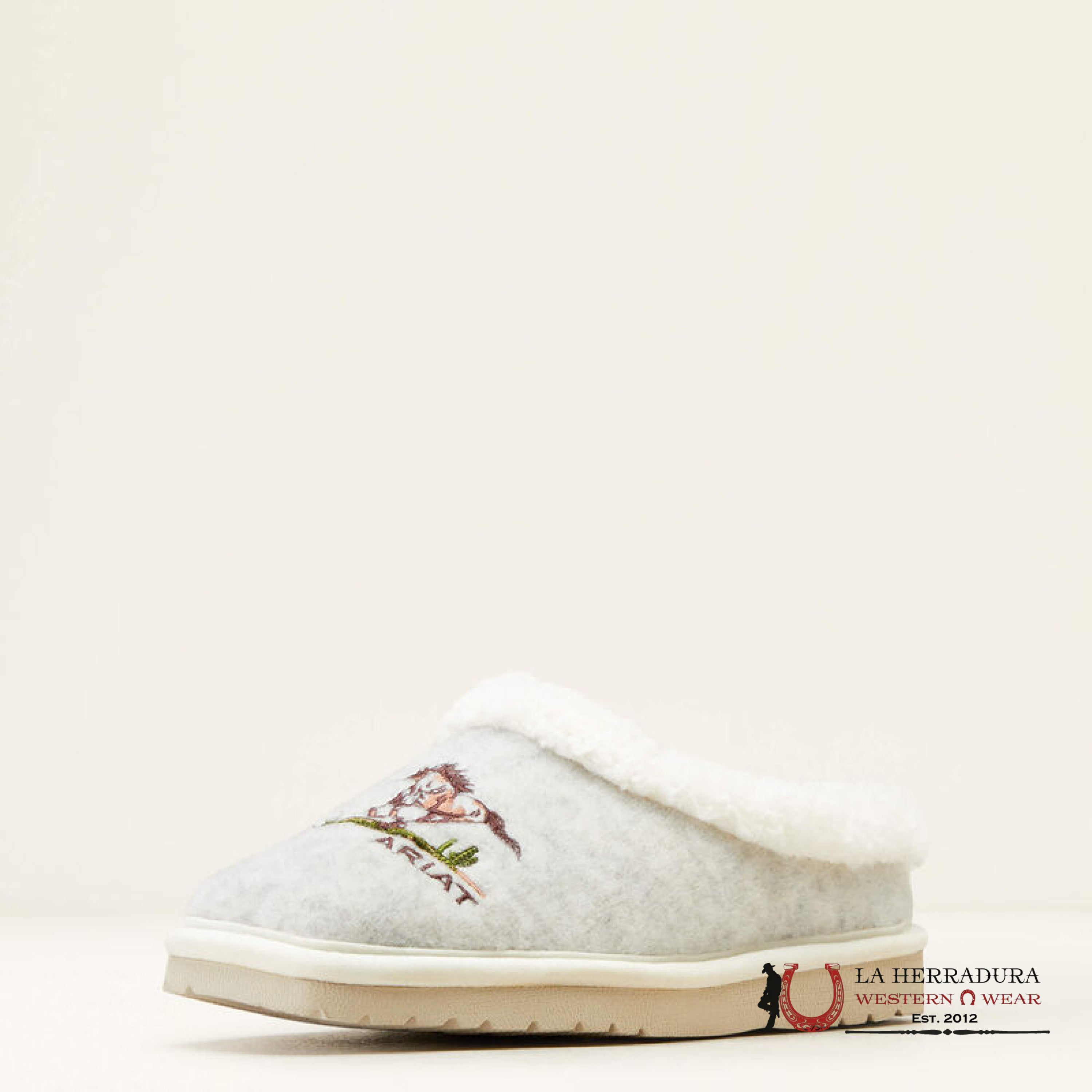 Ariat Womens Square Toe Slip-0N Roaming Horse Zapatos Mujeres