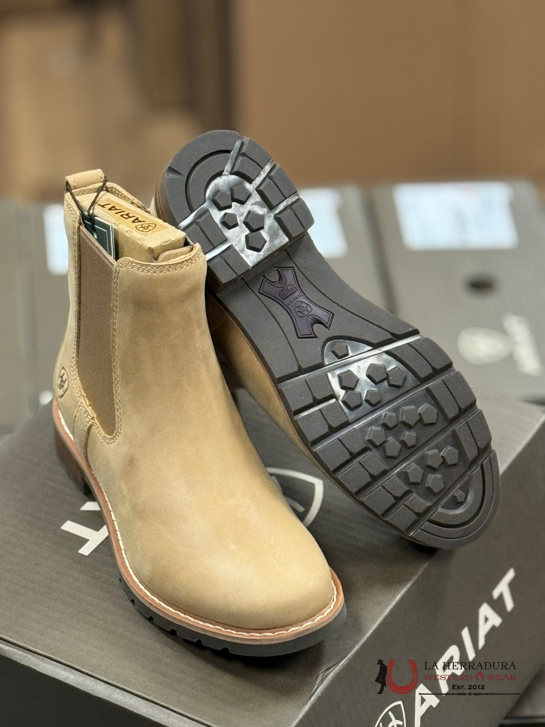 Ariat Women’s Wexford Natural Tan Short Boot Botas Mujeres