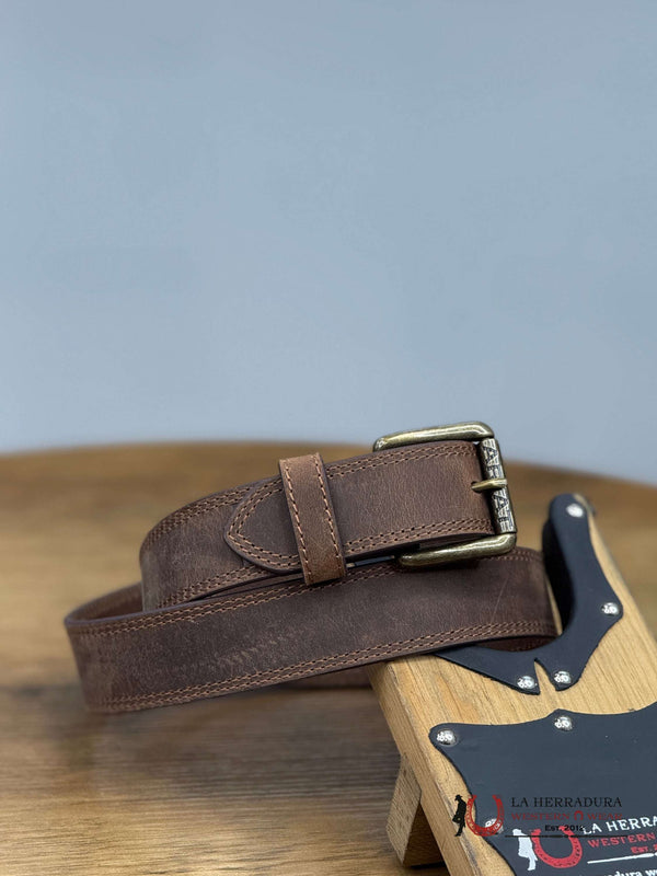 CINTURÓN DE TRABAJO ARIAT HEBILLA METÁLICA COLOR MARRÓN - A1700444
